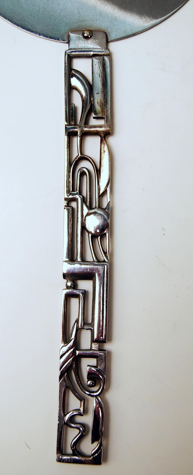 Art Deco Hagenauer Vienna Hand Mirror Brass Nickel Plated, Made Circa 1930 photo 1732.0