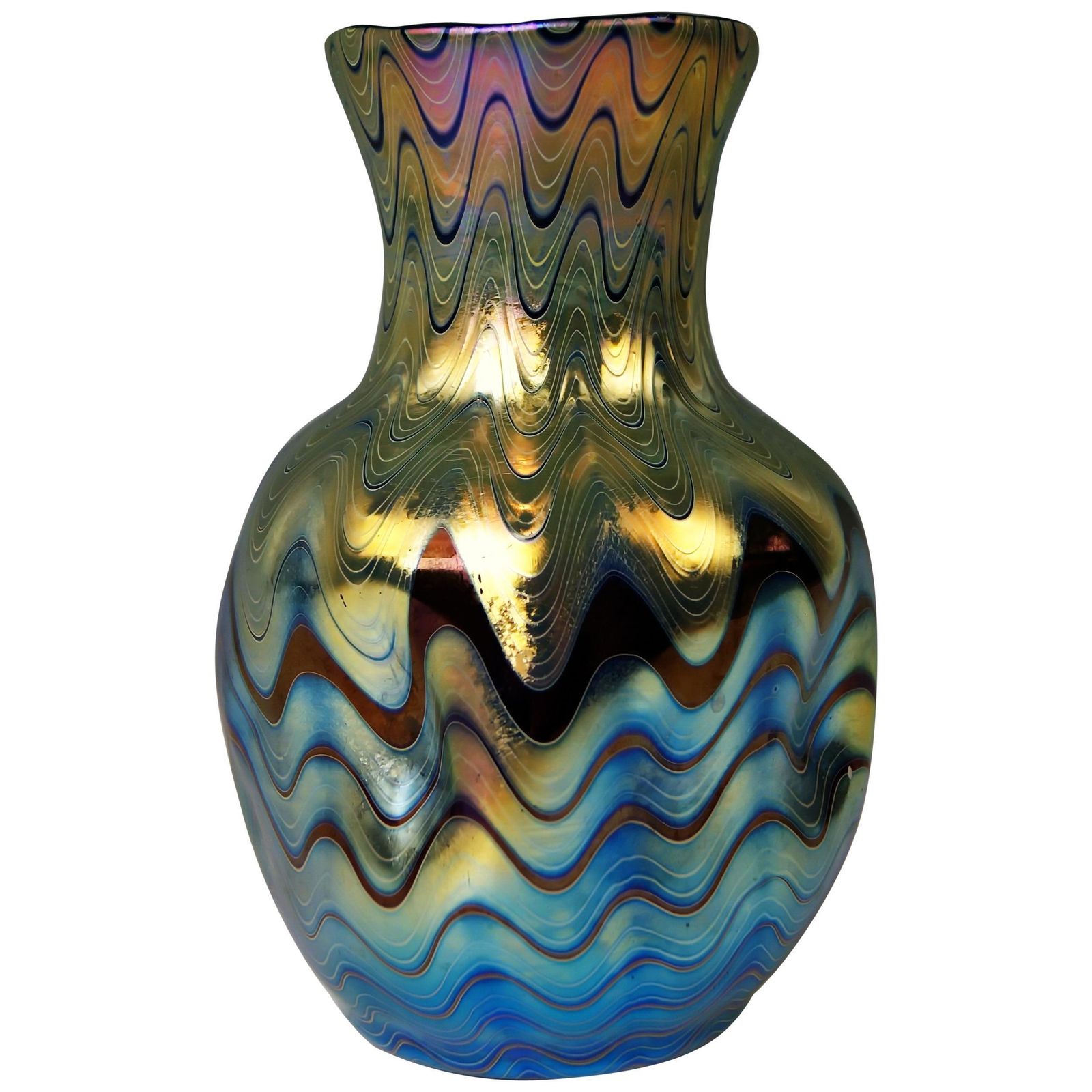Vase Loetz Widow Klostermuehle Bohemia Art Nouveau Phaenomen Genre 6893 C.1900
