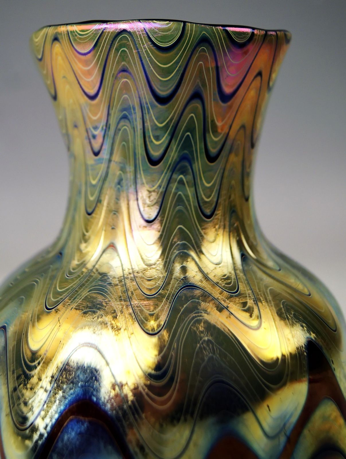 Vase Loetz Widow Klostermuehle Bohemia Art Nouveau Phaenomen Genre 6893 C.1900 photo Home Decor