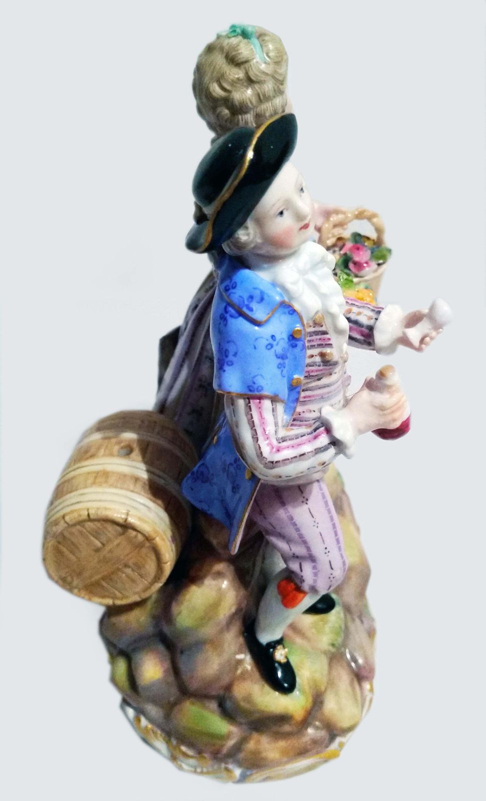 Meissen Figurines Cherubs Wine Growers Model C 60 By Acier Made Circa 1870 photo for sale