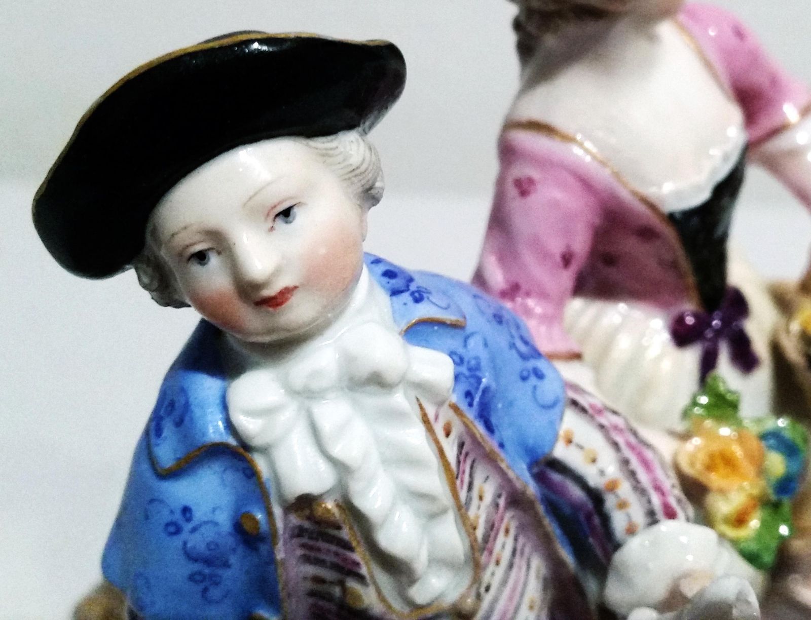 Meissen Figurines Cherubs Wine Growers Model C 60 By Acier Made Circa 1870 photo Home Decor