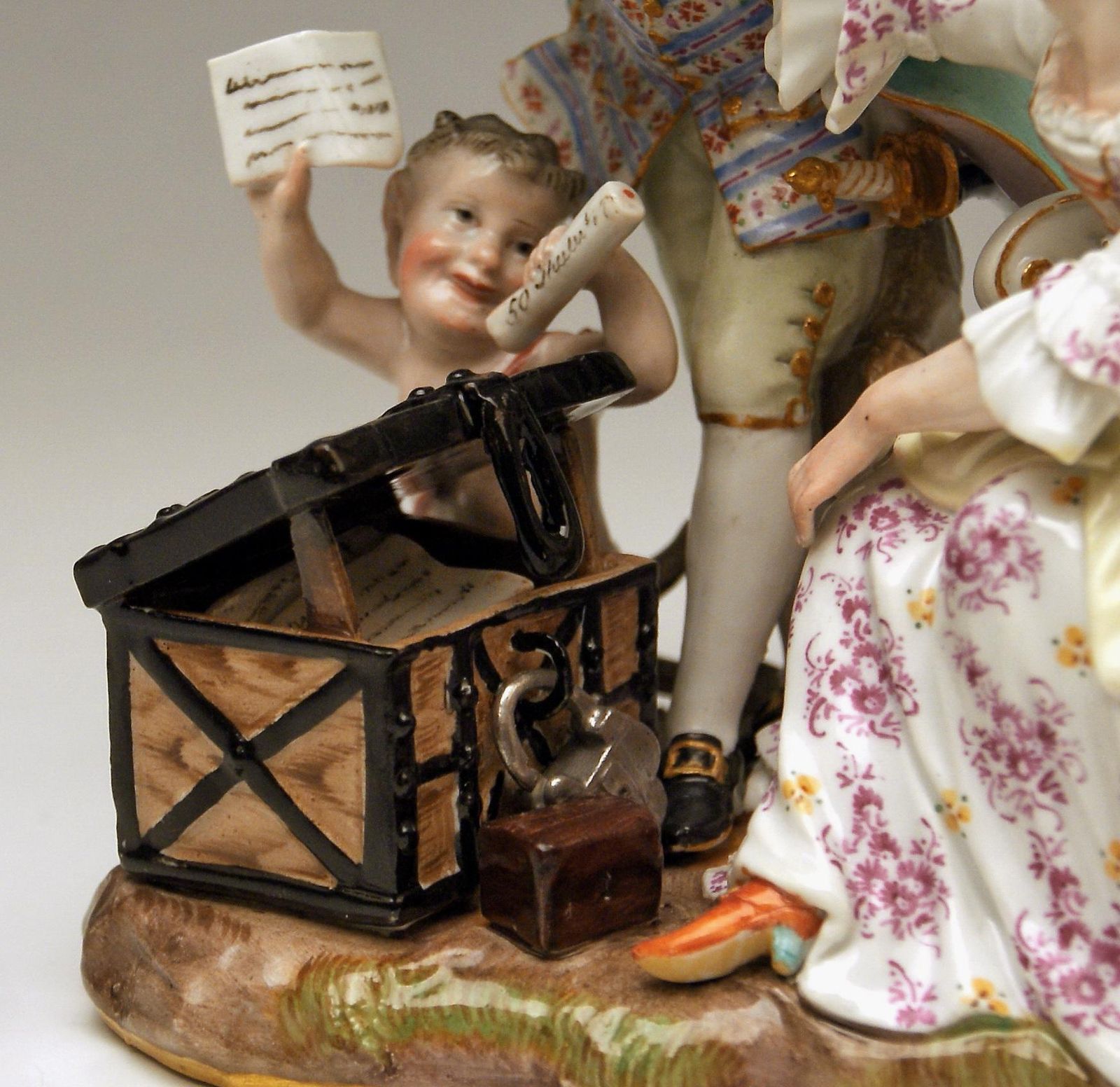 Meissen Figurines Ancient Love Legacy Hunter Model A 46 Kaendler Made Circa 1870 photo buy