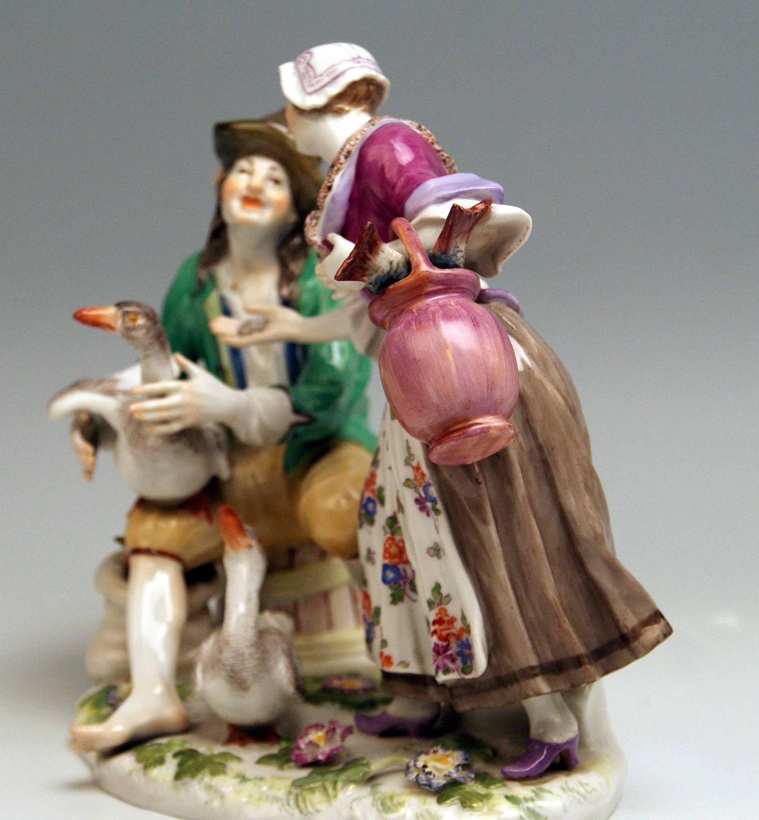 Meissen Deal With Goose Model 720 Johann Joachim Kaendler Made Circa 1850 1860 photo furniture
