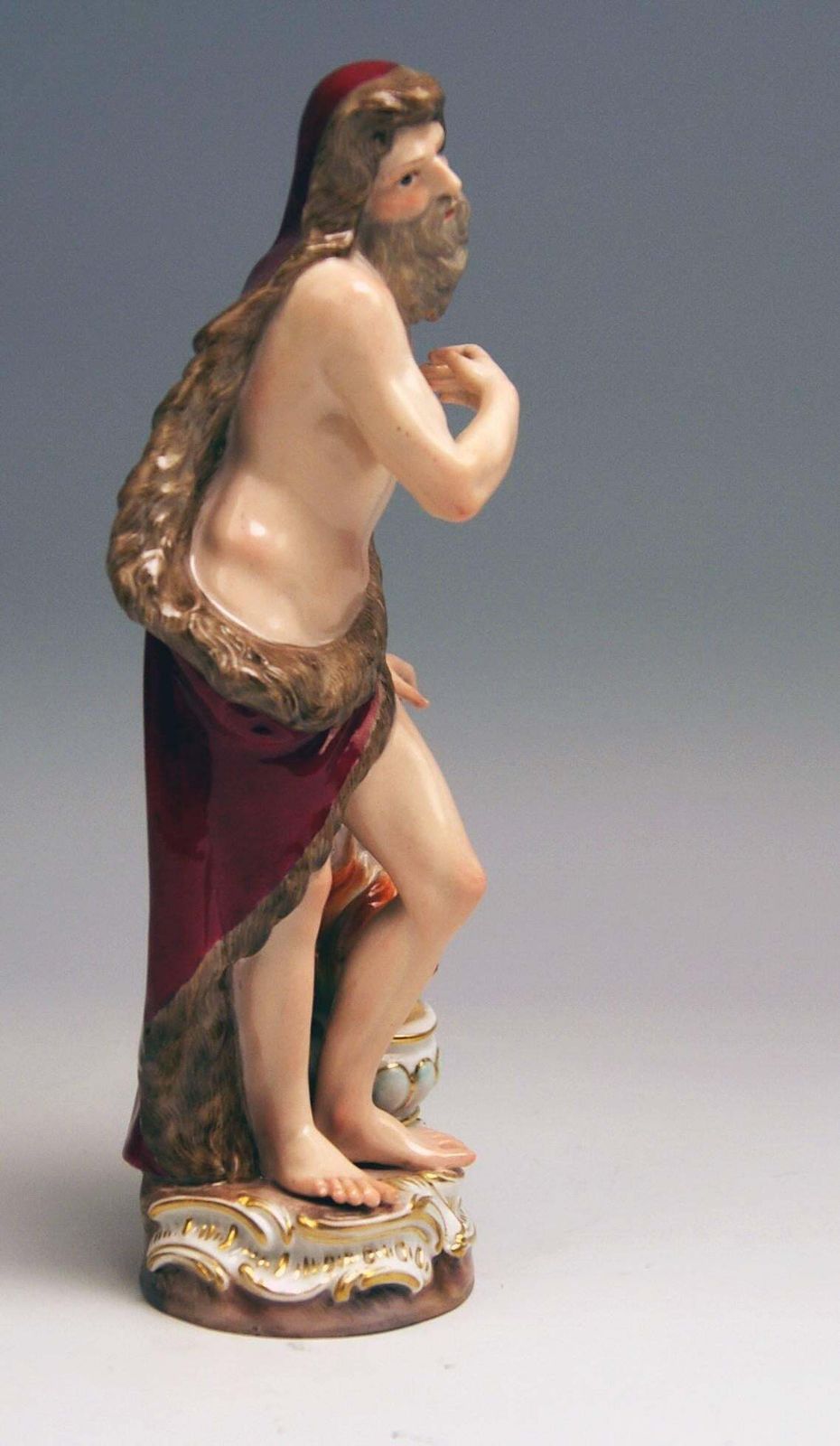 Meissen Winter Season's Figurine C 83 Kaendler Kändler Johann Joachim Made 1880 photo for sale