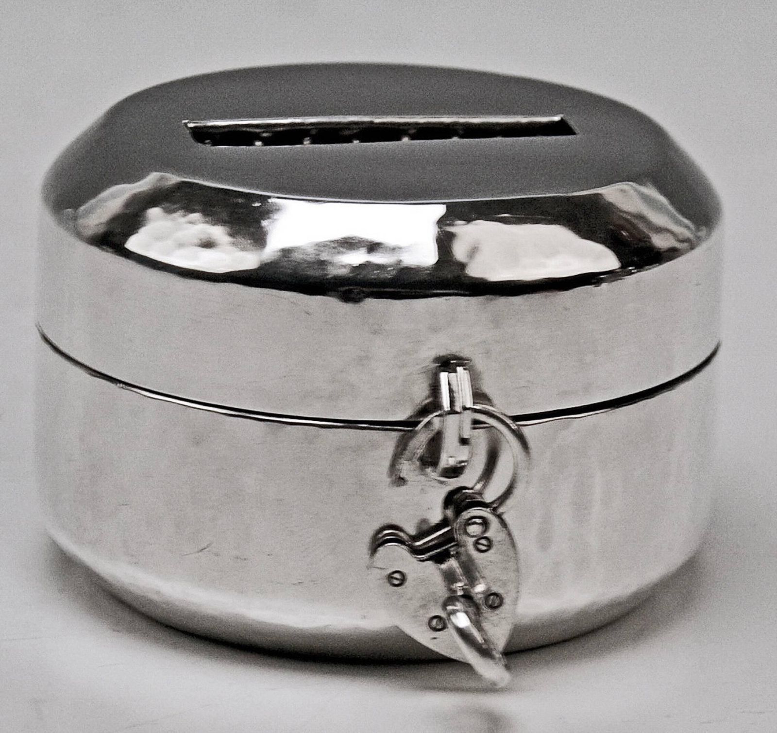 Money Box Piggy Bank Silver 830 Art Deco Jacob Grimminger Germany Made 1930 photo furniture