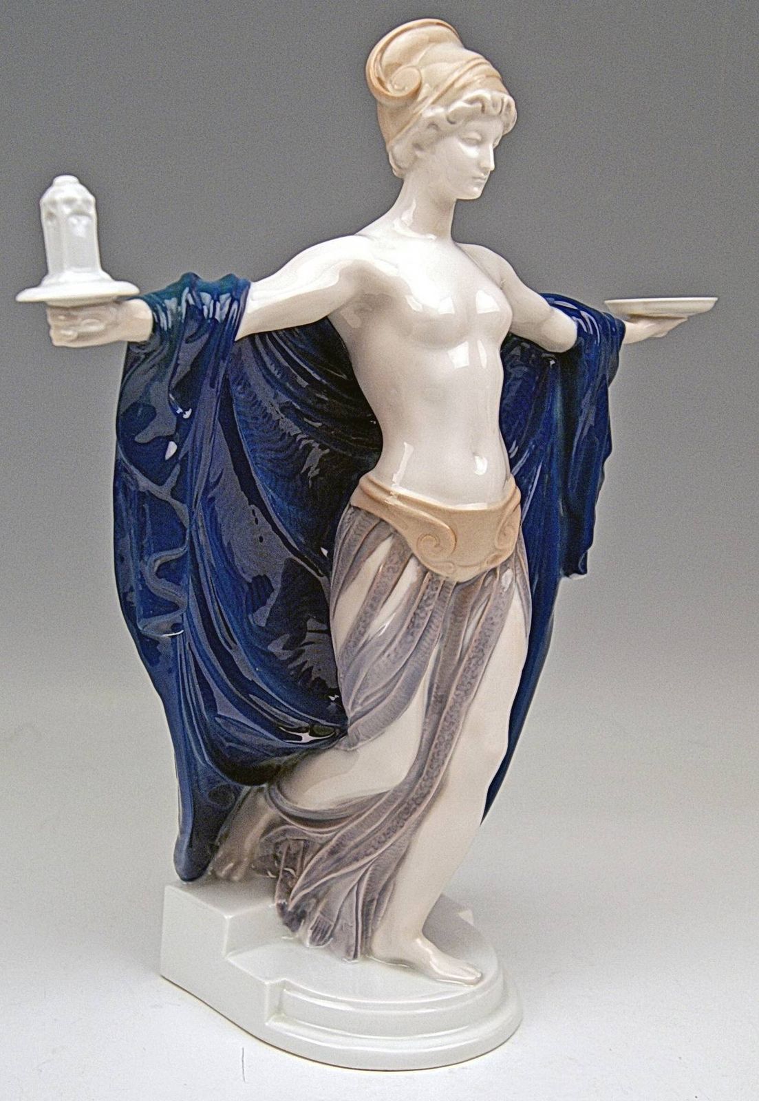 Rosenthal Germany Rare Figurine Temple Dedication By F. Liebermann, Circa 1914 photo Home Decor