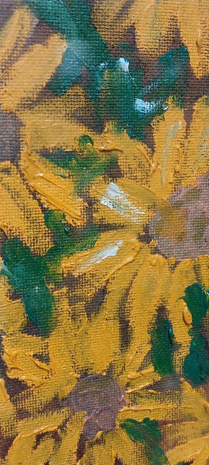 Oil On Faesite, Flower Vase Gerolamo Stamps (Pisa 1933 2009) photo Art