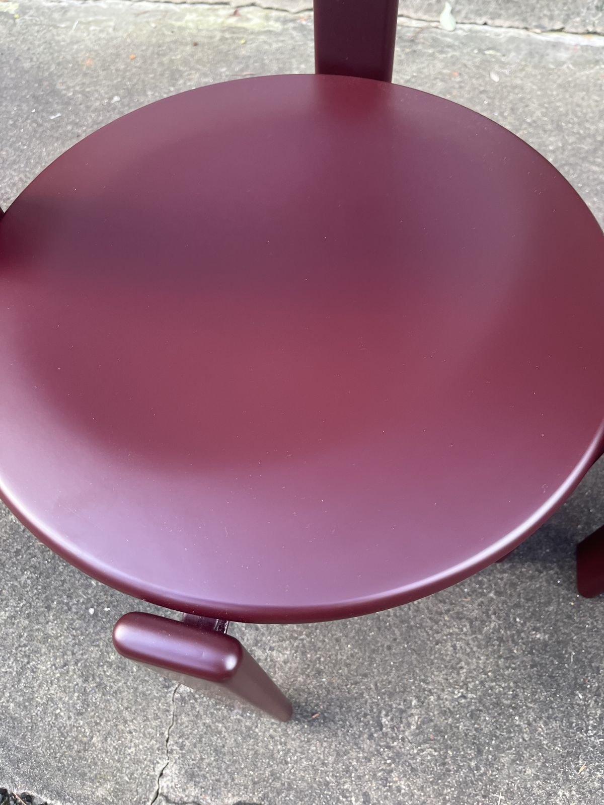 Vintage Set Of Four Brown Red Bruno Rey Chairs, Kusch & Co, Germany 1970s Newly Powder Coated Ral3007 photo vintage