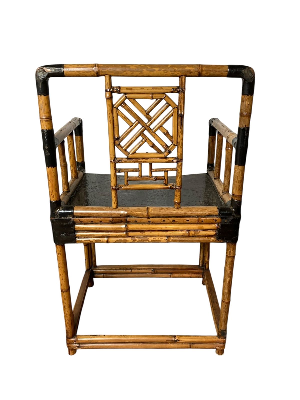 Mid Century Pavillion Chinoiserie Bamboo Armchair Or Sidechair photo 295.0