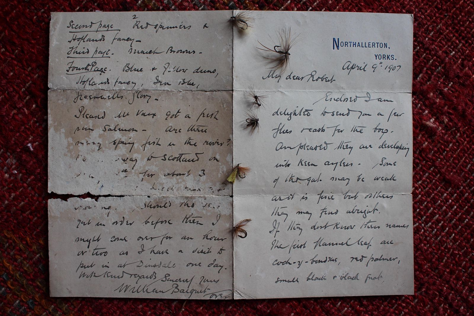 photo furniture 19th Century Extensive Collection Of Fly Fishing Files & Ephemera 1856 1862