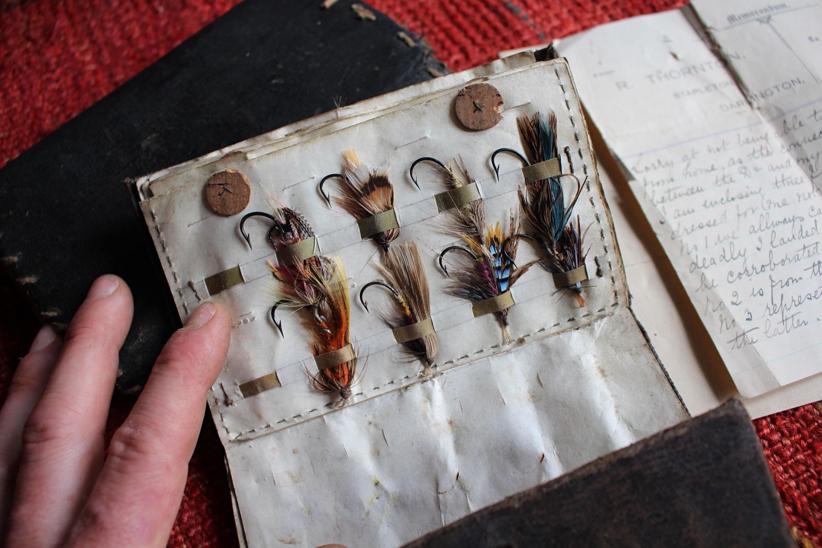 1321.0 19th Century Extensive Collection Of Fly Fishing Files & Ephemera 1856 1862 photo