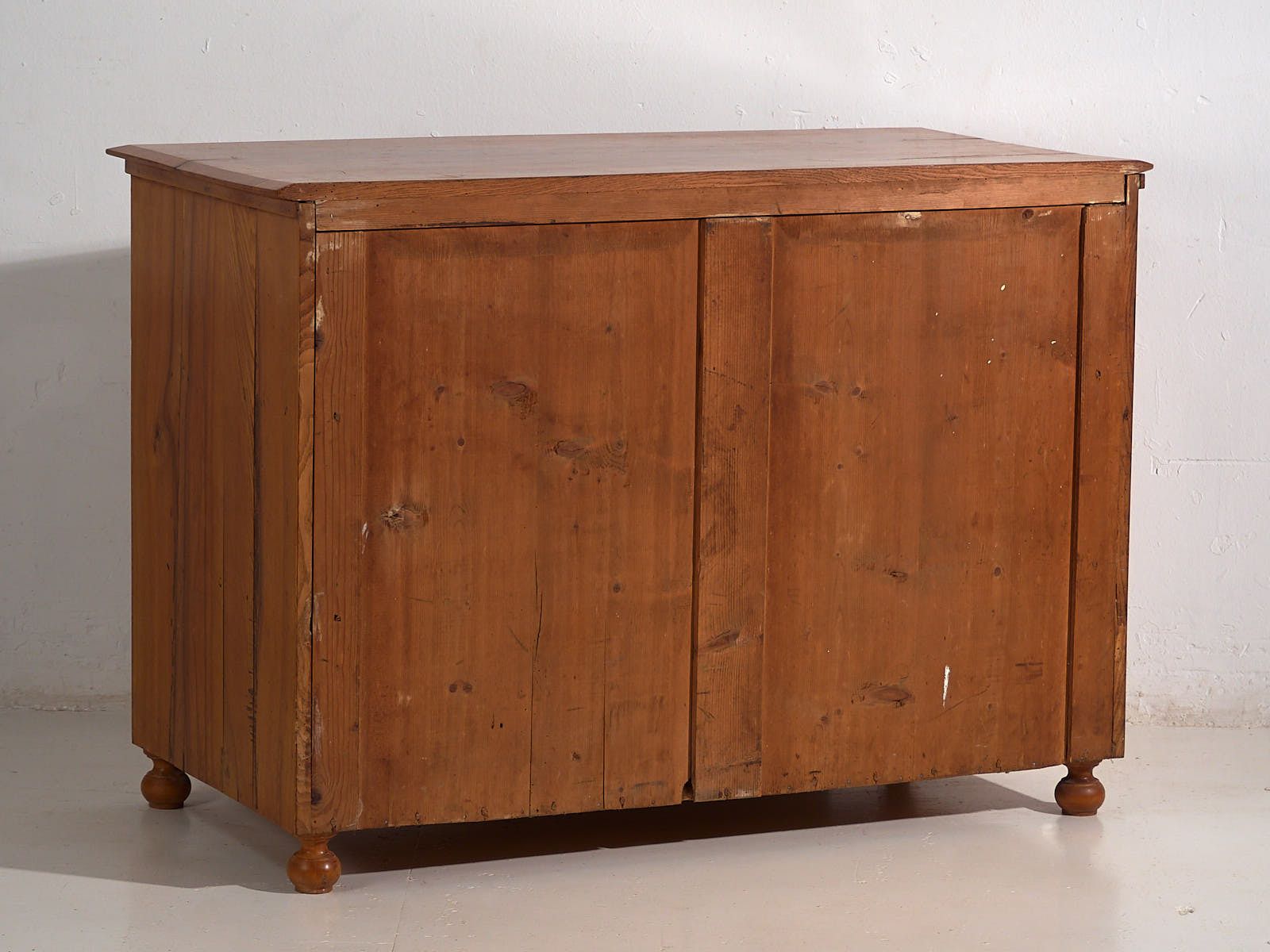 photo for sale Antique Biedermeier Chest Of Drawers With Flower Shaped Hardware (C.1850) #62