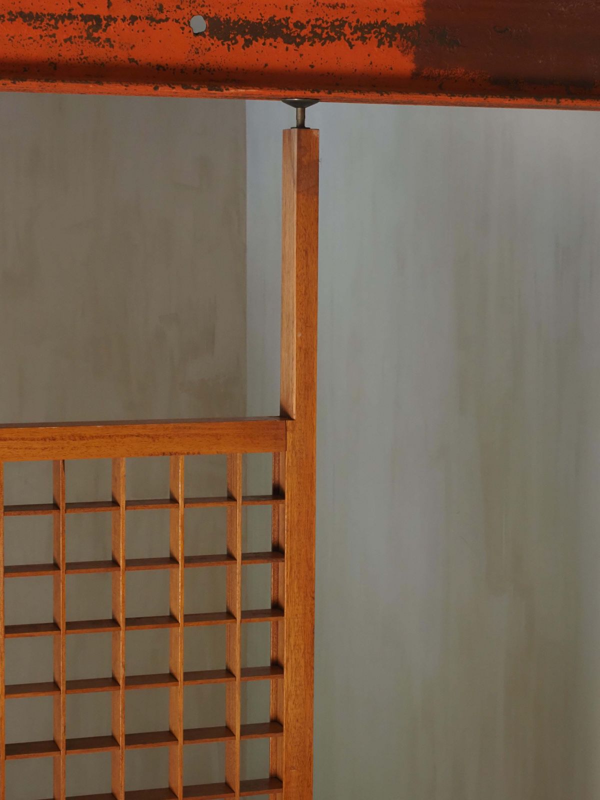 photo buy Wooden Room Divider With Lattice Design