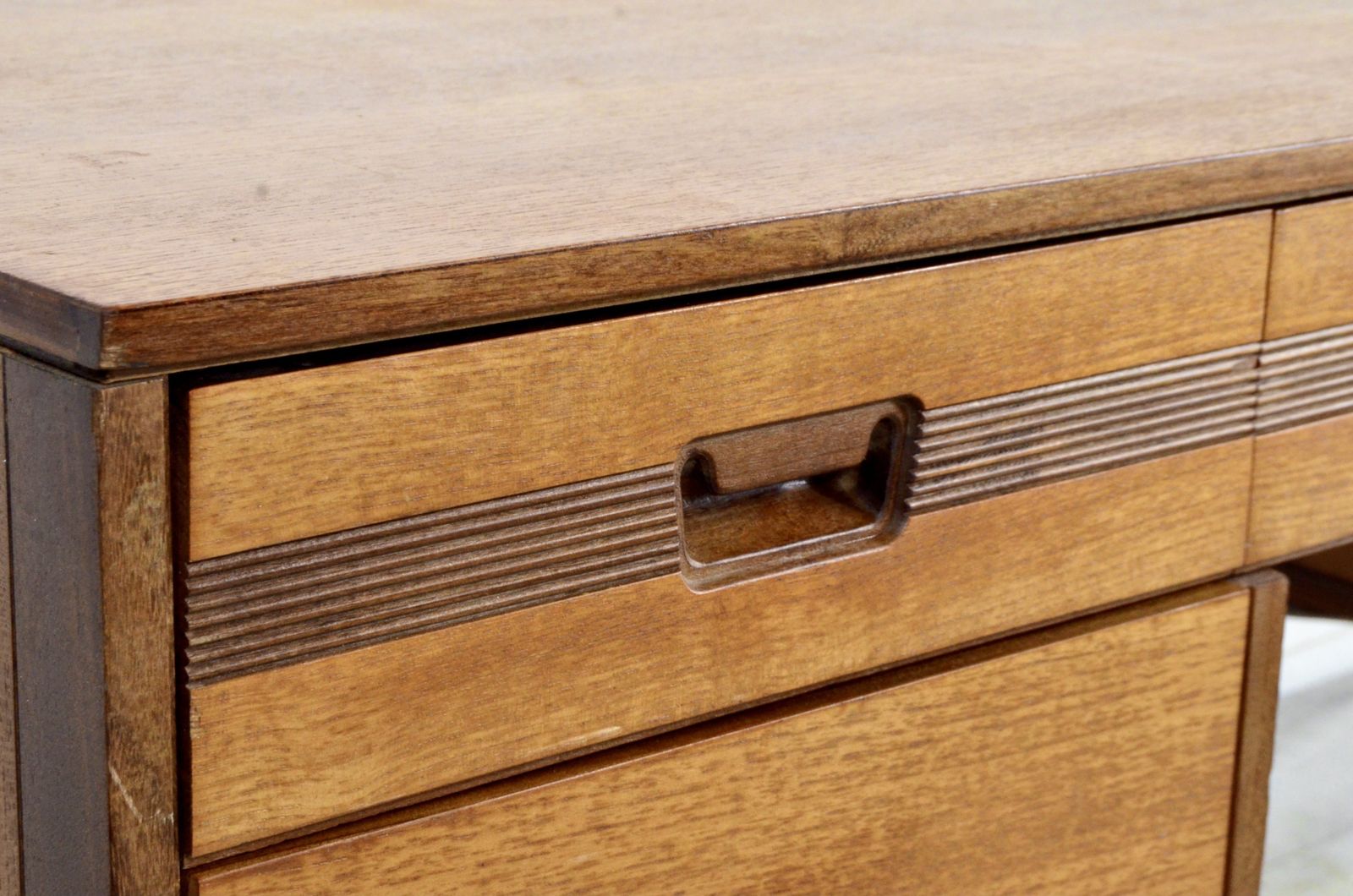 photo for sale Fantastic Vintage 'Butilux' Teak Desk. Delivery. Modern / Midcentury / Danish Style.