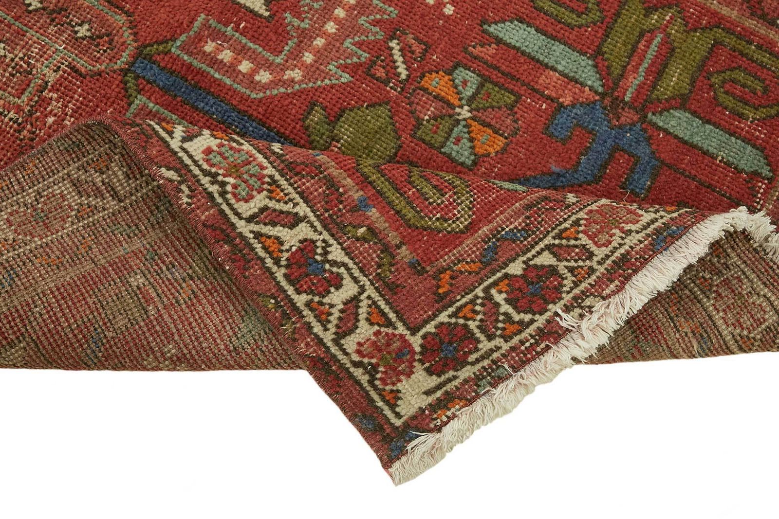 Vintage Hand Knotted Runner Rug 90 Cm X 385 Cm photo vinterior