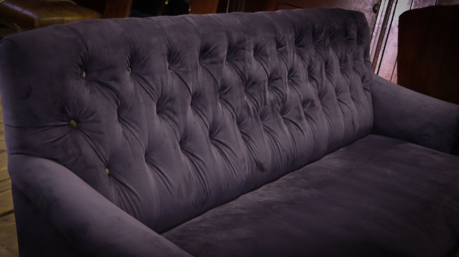 photo for sale Stunning George Smith Bulgari Large 2 Seater Sofa Blue Olive Green Rrp £10000