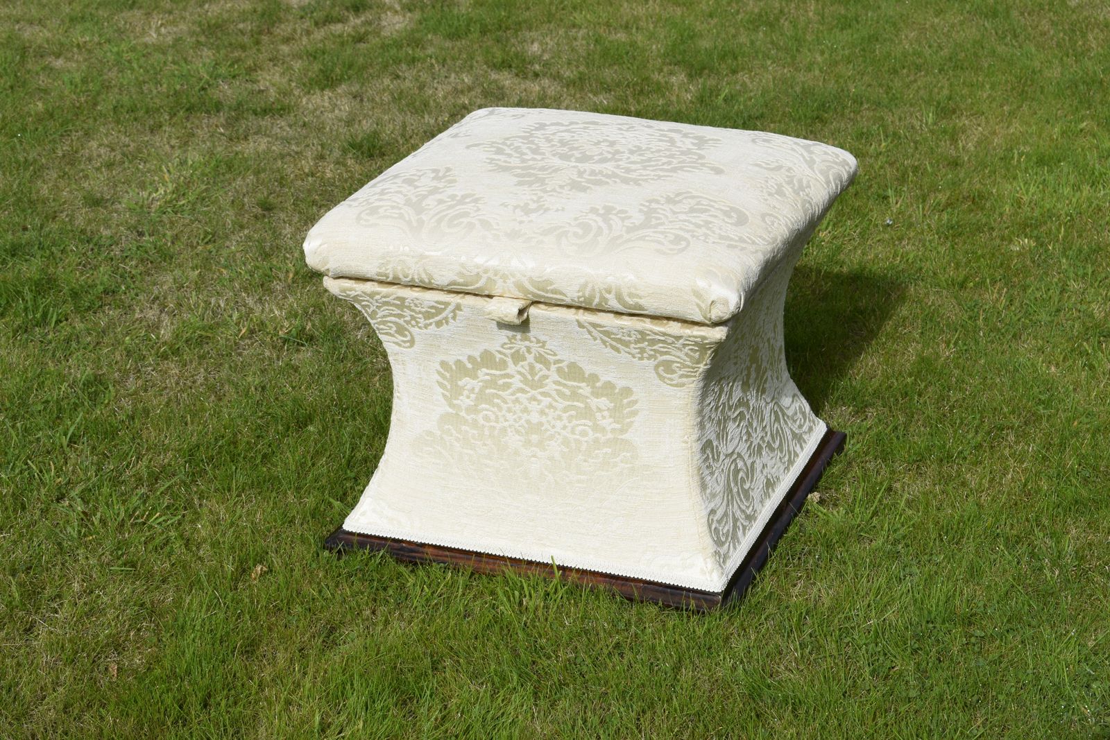 Regency Upholstered Ottoman, 1800s photo for sale