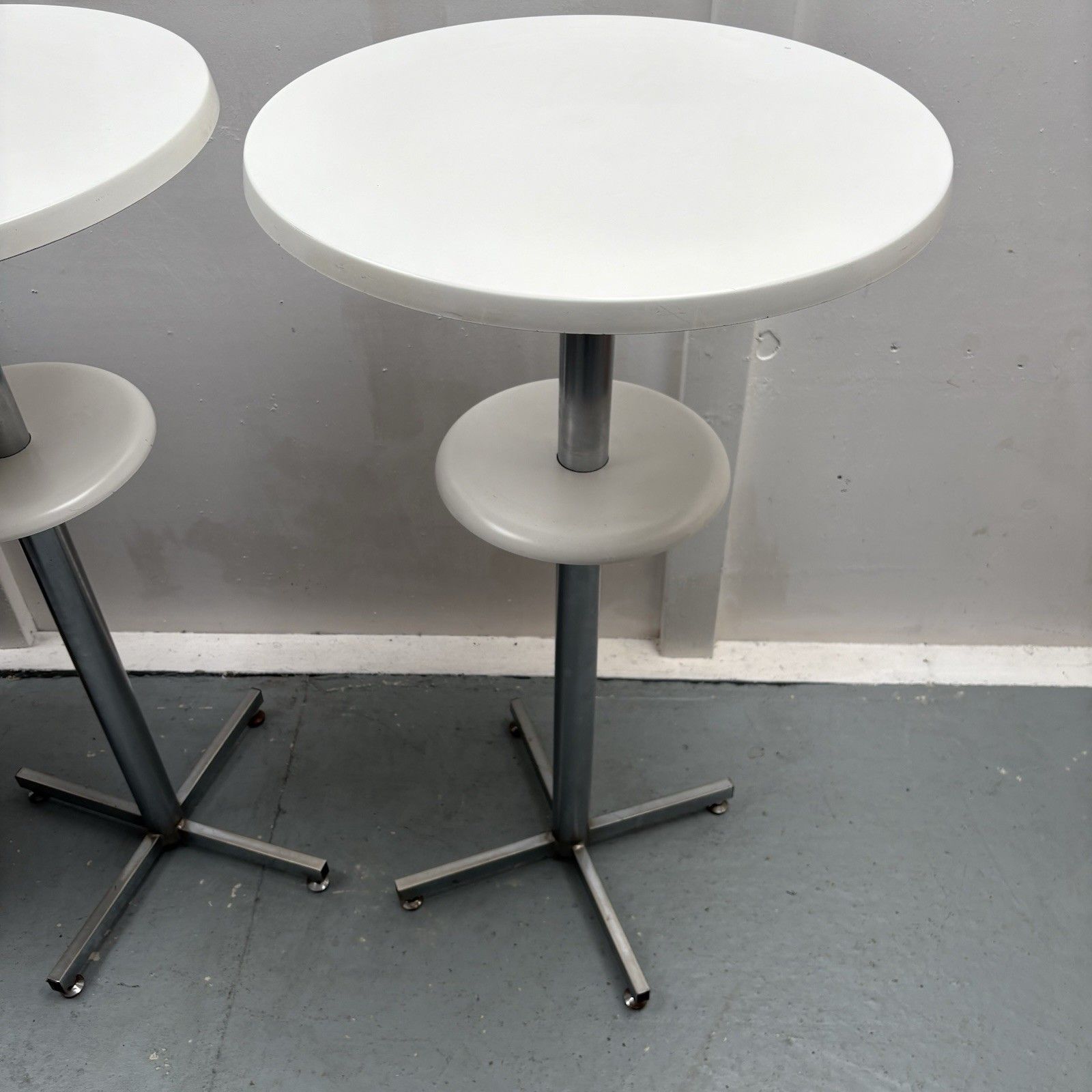 Pair Of French “Rochefort” High Level Bar Cocktail Drinks Tables photo 360.0