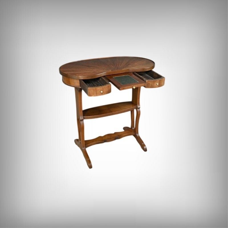 Mahogany And Rosewood Marquetry Coffee Table, Louis XVI Style – Late 19th Century photo furniture