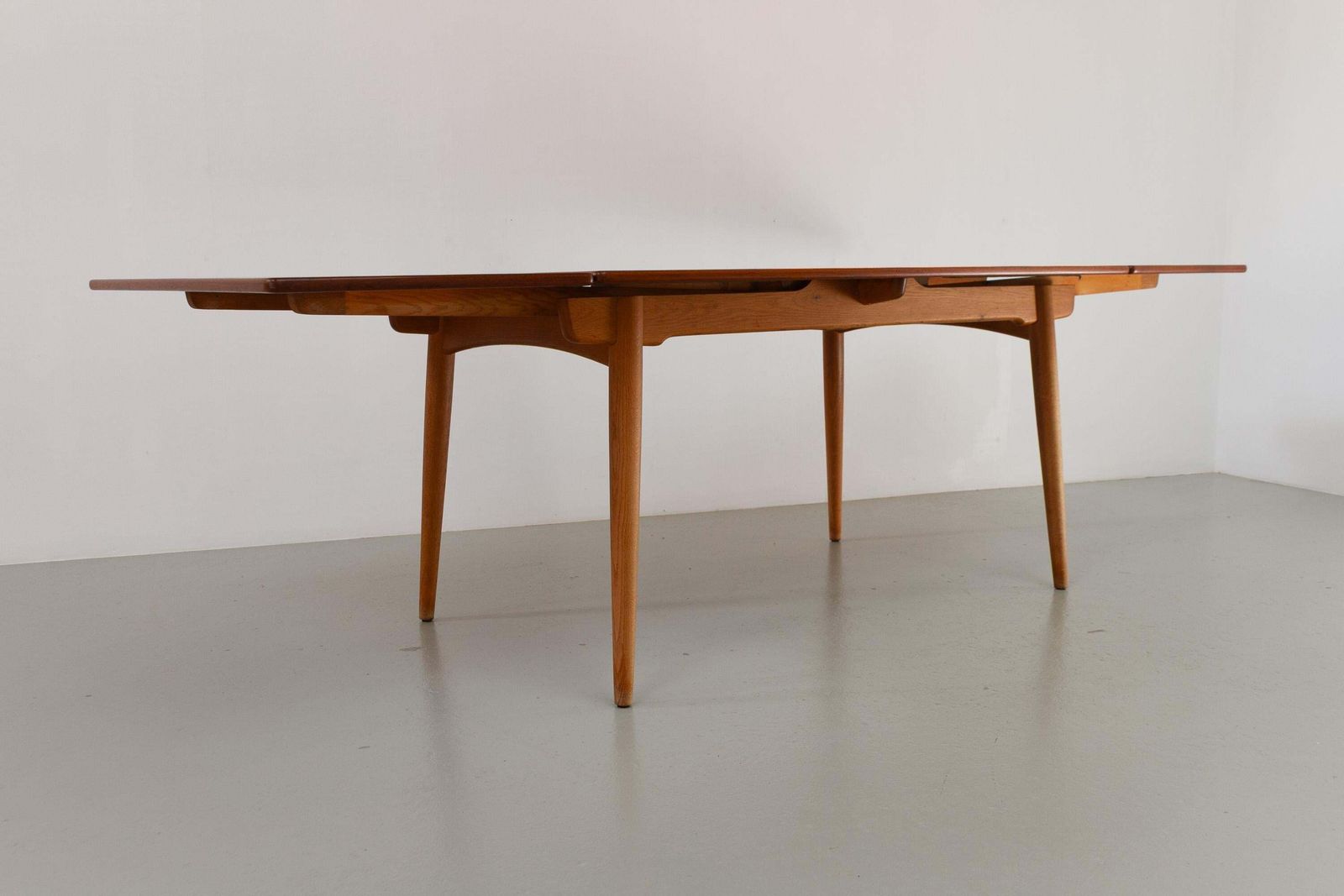 Danish Teak And Oak At 312 Dining Table By Hans Wegner For Andreas Tuck, 1960s photo Furniture