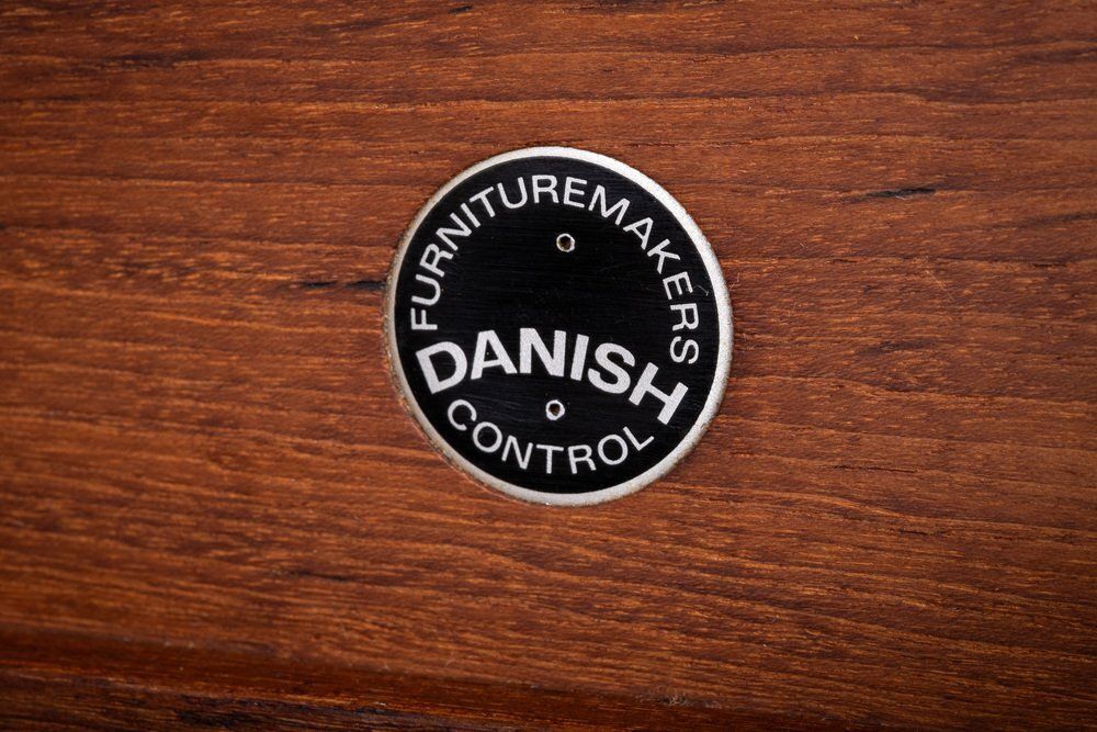 photo furniture Teak Chest By O. Schjøll & B. K. For Randers Møbelfabrik, Denmark, 1960s