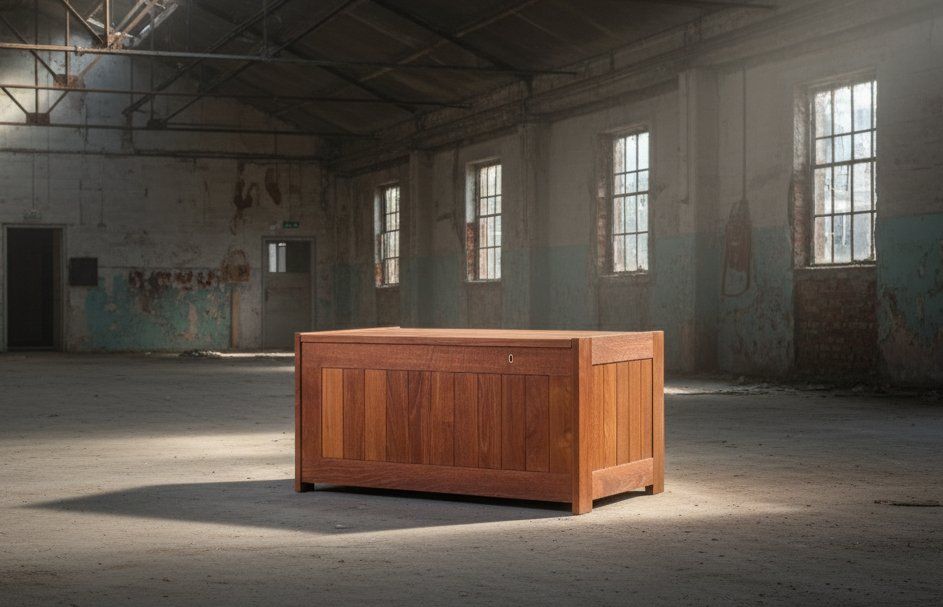 photo for sale Teak Chest By O. Schjøll & B. K. For Randers Møbelfabrik, Denmark, 1960s