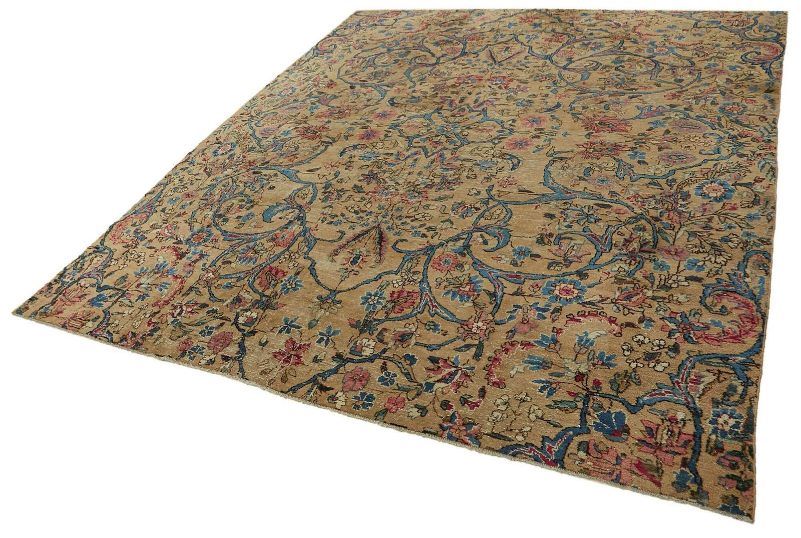 Vintage Hand Knotted Large Area Rug 291 Cm X 357 Cm photo for sale