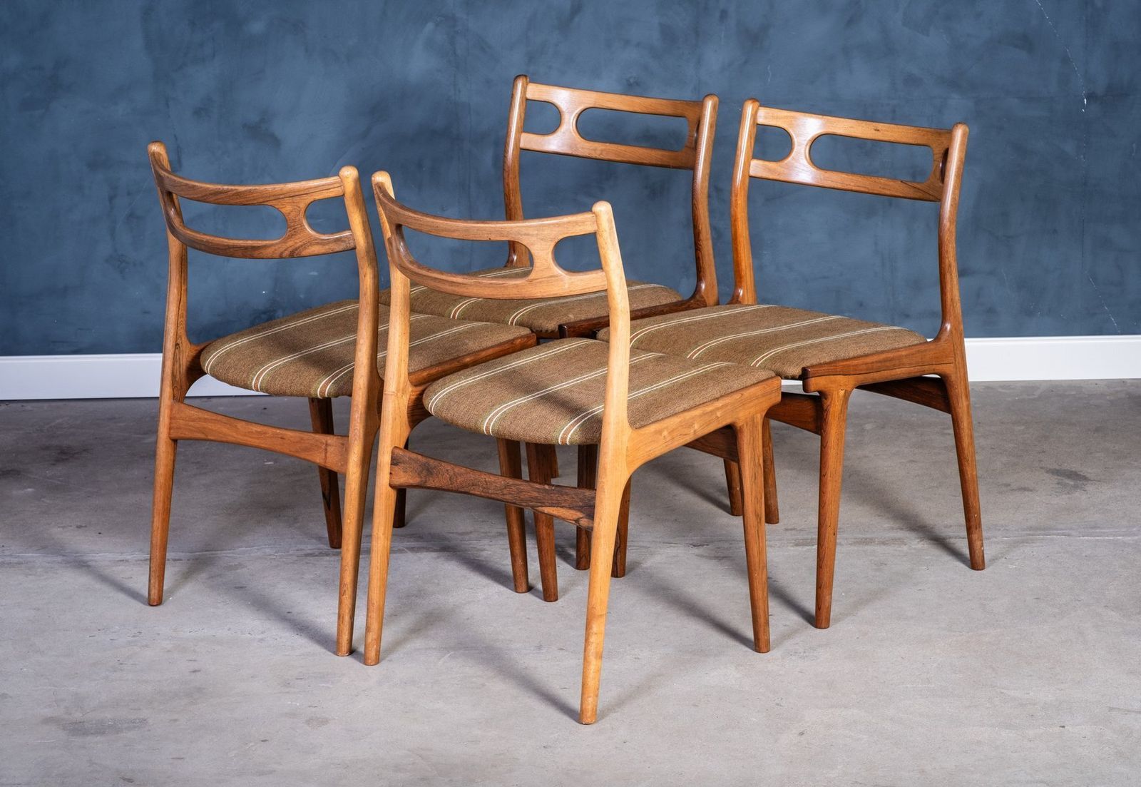 Model 138 Eetkamerstoelen Van Johannes Andersen Voor Uldum Møbelfabrik, Jaren 1960, Set Van 4 photo furniture