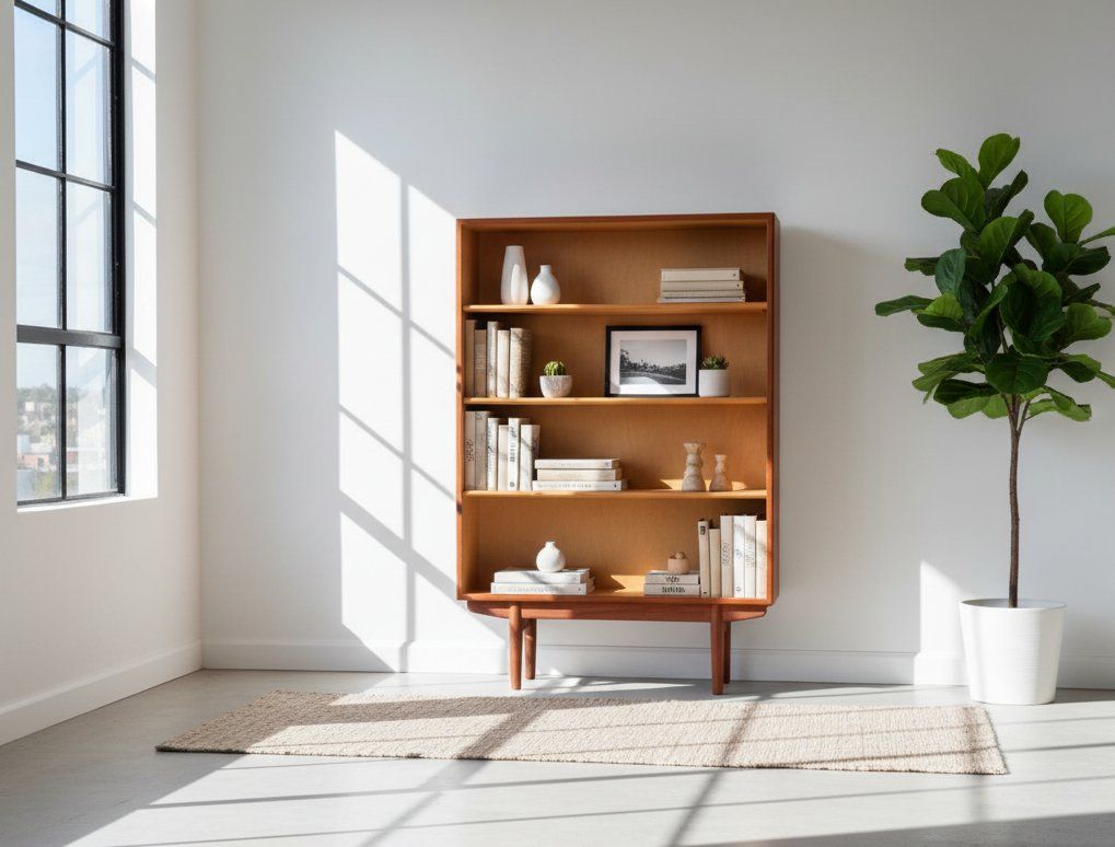 Teak Bookcase By Børge Mogensen For Søborg Møbelfabrik, 1960s photo furniture