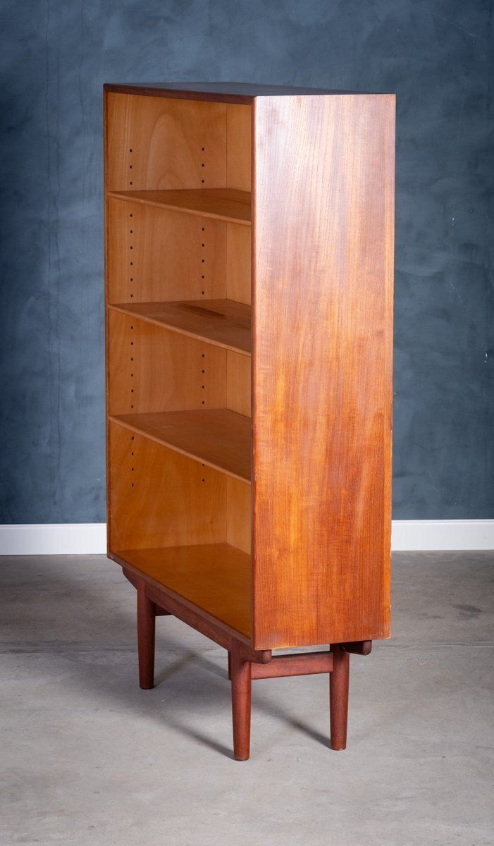 Teak Bookcase By Børge Mogensen For Søborg Møbelfabrik, 1960s photo Furniture