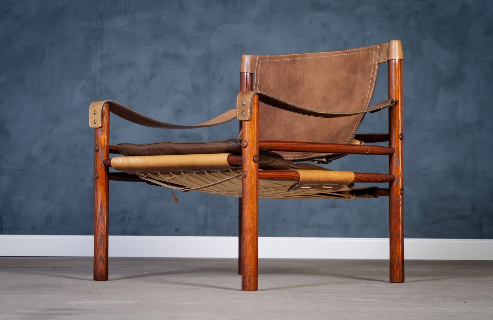 Safari Chair By Arne Norell Sweden, 1960s photo for sale