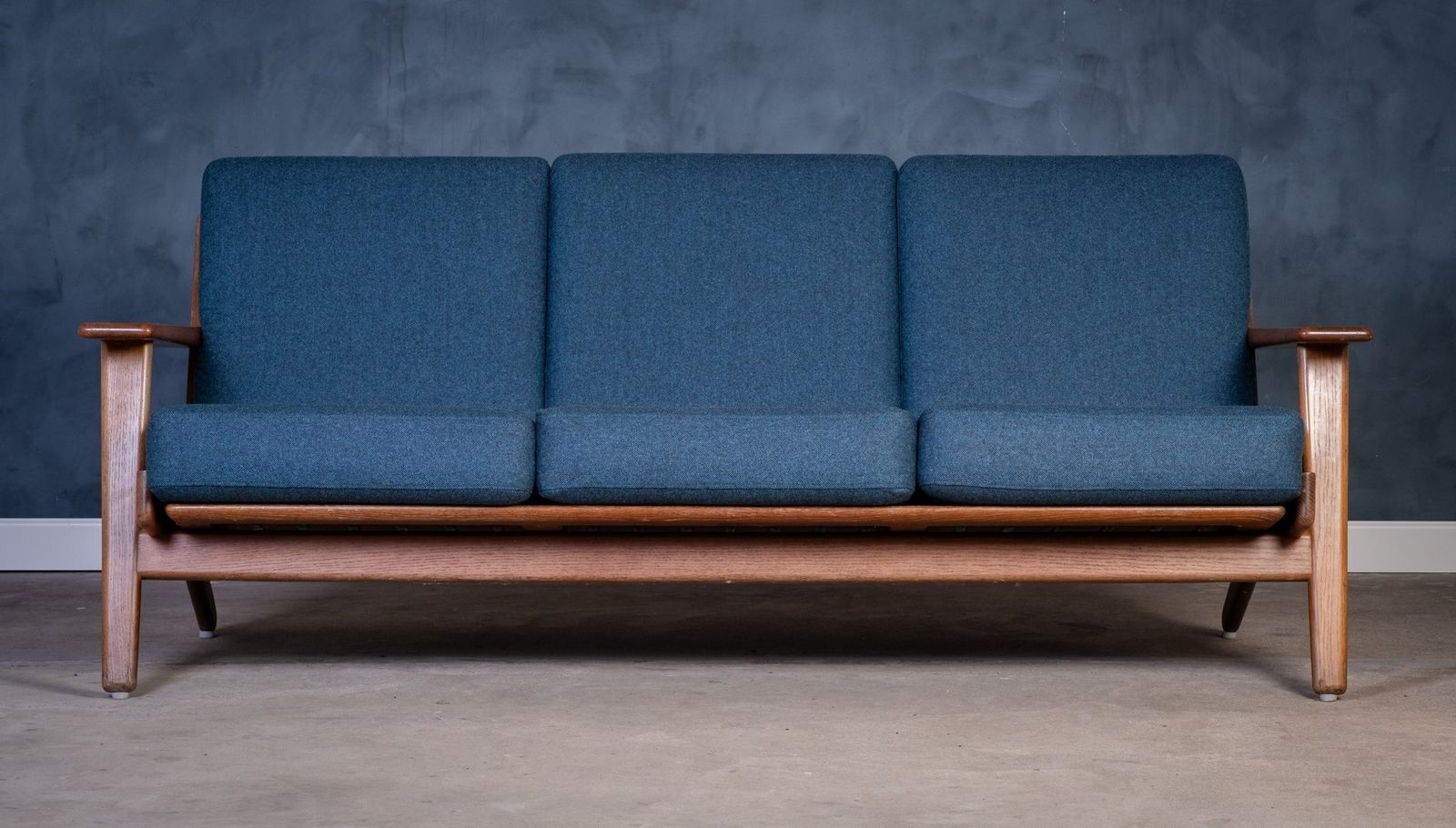 Ge290 Three Seater Sofa In Oak By Hans J. Wegner For Getama, 1960s photo furniture