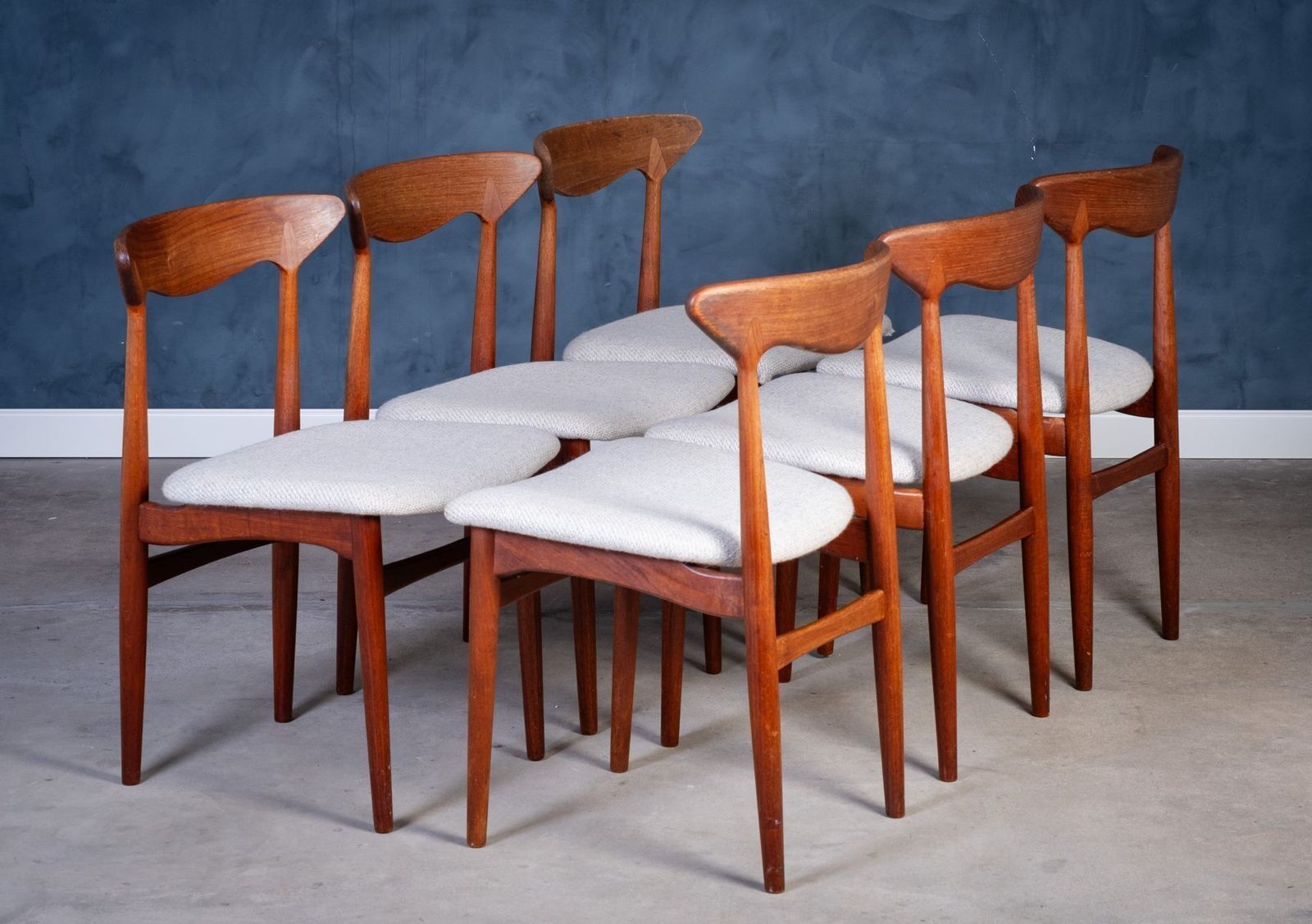 Vintage Danish Teak Dining Chairs From Slagelse Møbelfabrik, 1960s, Set Of 6 photo Furniture