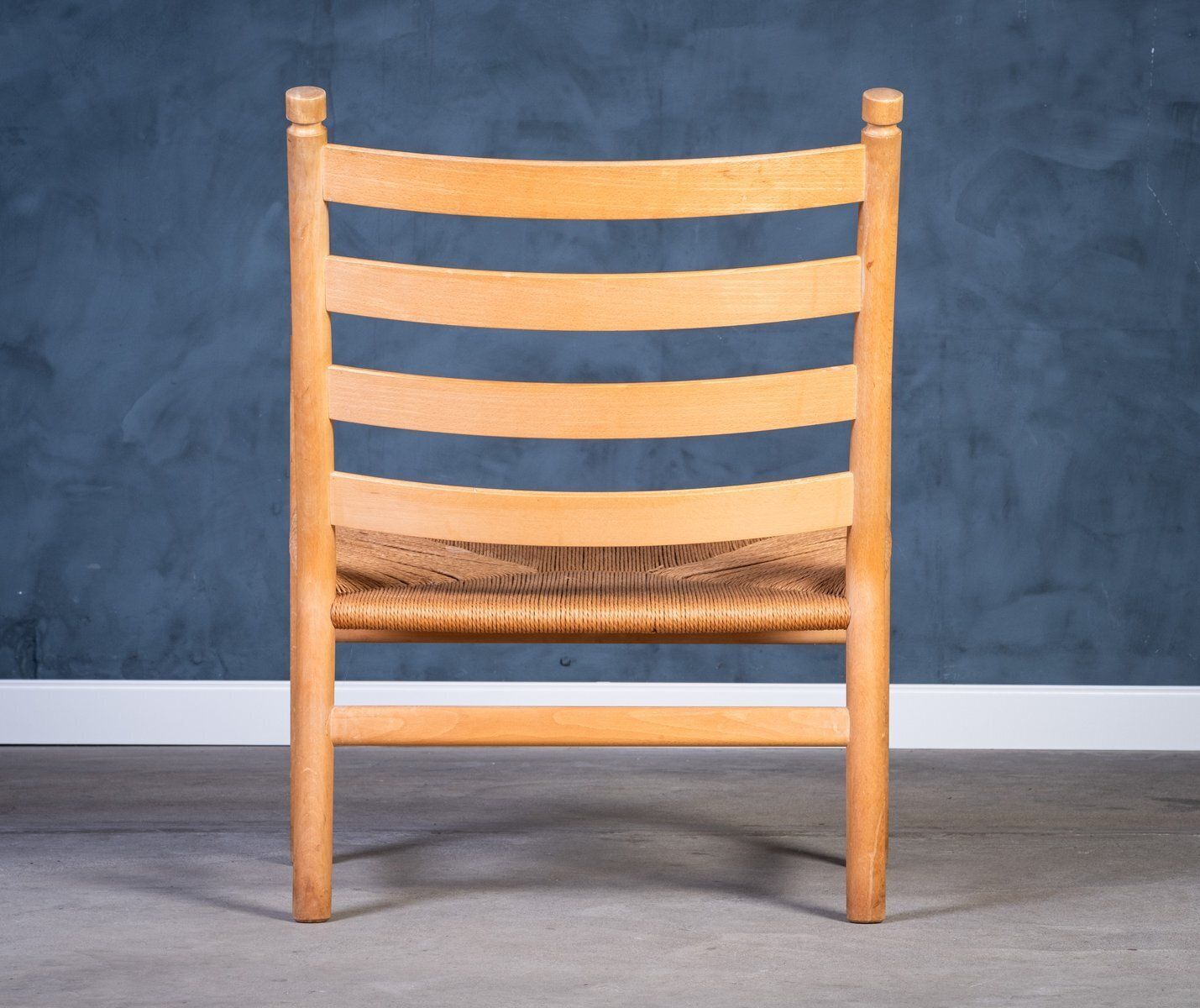 Ch44 Lounge Chair In Beech And Natural Paper Cord By Hans J. Wegner For Carl Hansen & Søn, 1960s photo buy