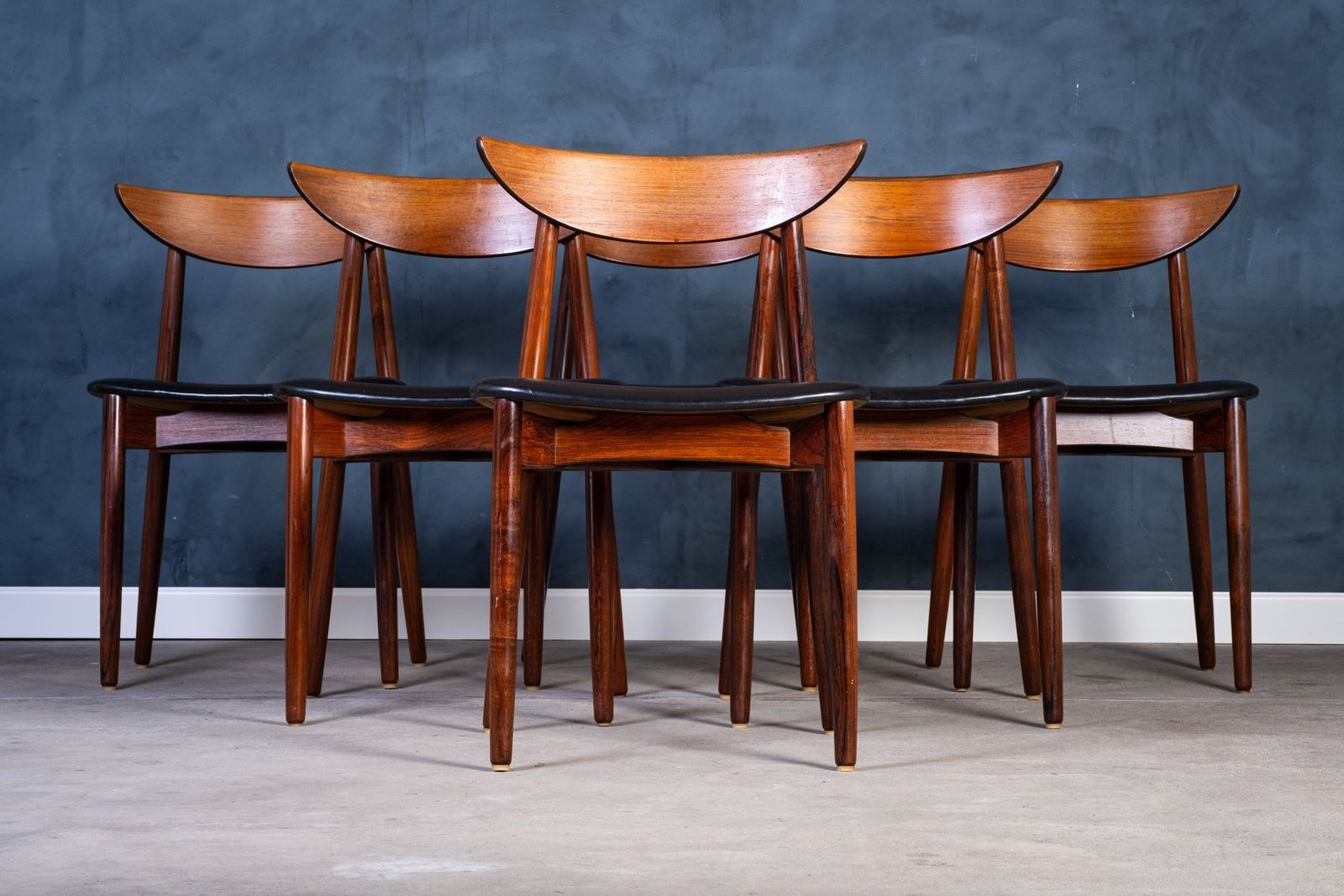 Vintage Danish Rosewood Chairs By Kurt østervig For K.P. Furniture, 1960s, Set Of 6 photo Furniture