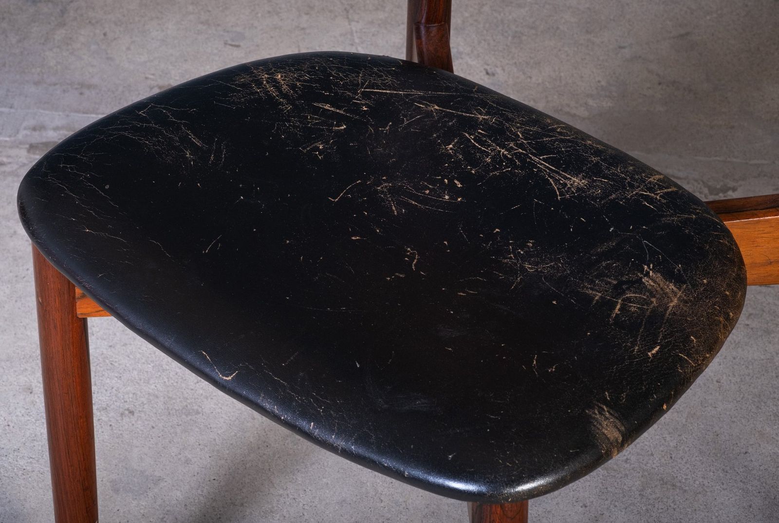 Vintage Deense Rozenhouten Stoelen Van Kurt østervig Voor K.P. Furniture, Ca. Jaren 1960, Set Van 6 photo vintage