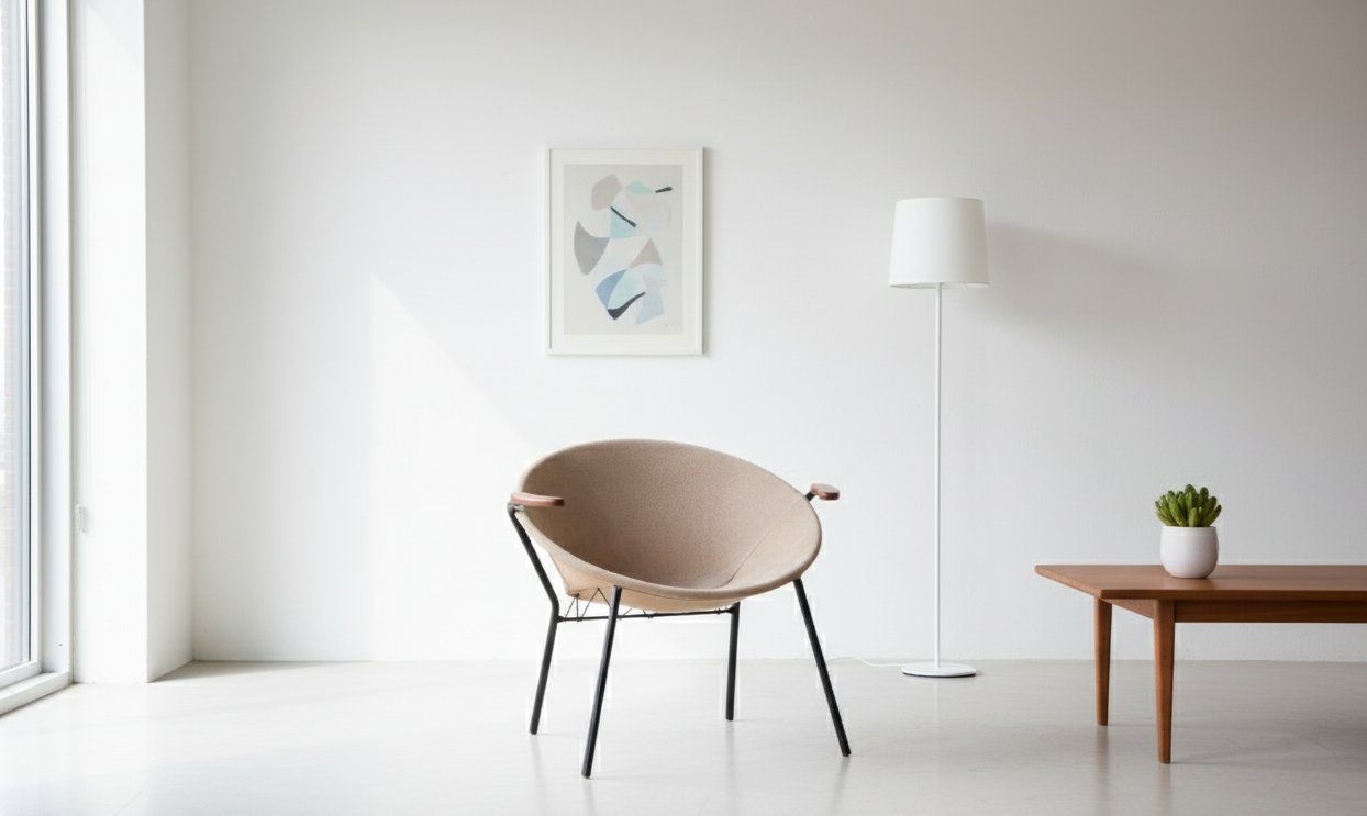 Vintage Danish Balloon Chair By Hans Olsen, 1960s photo furniture