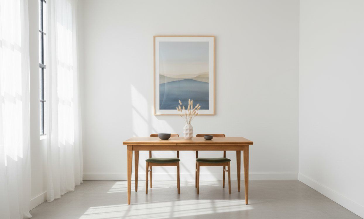 Uitschuifbare Eiken Eettafel Van N.O. Møller, Ca. Jaren 1960 photo furniture
