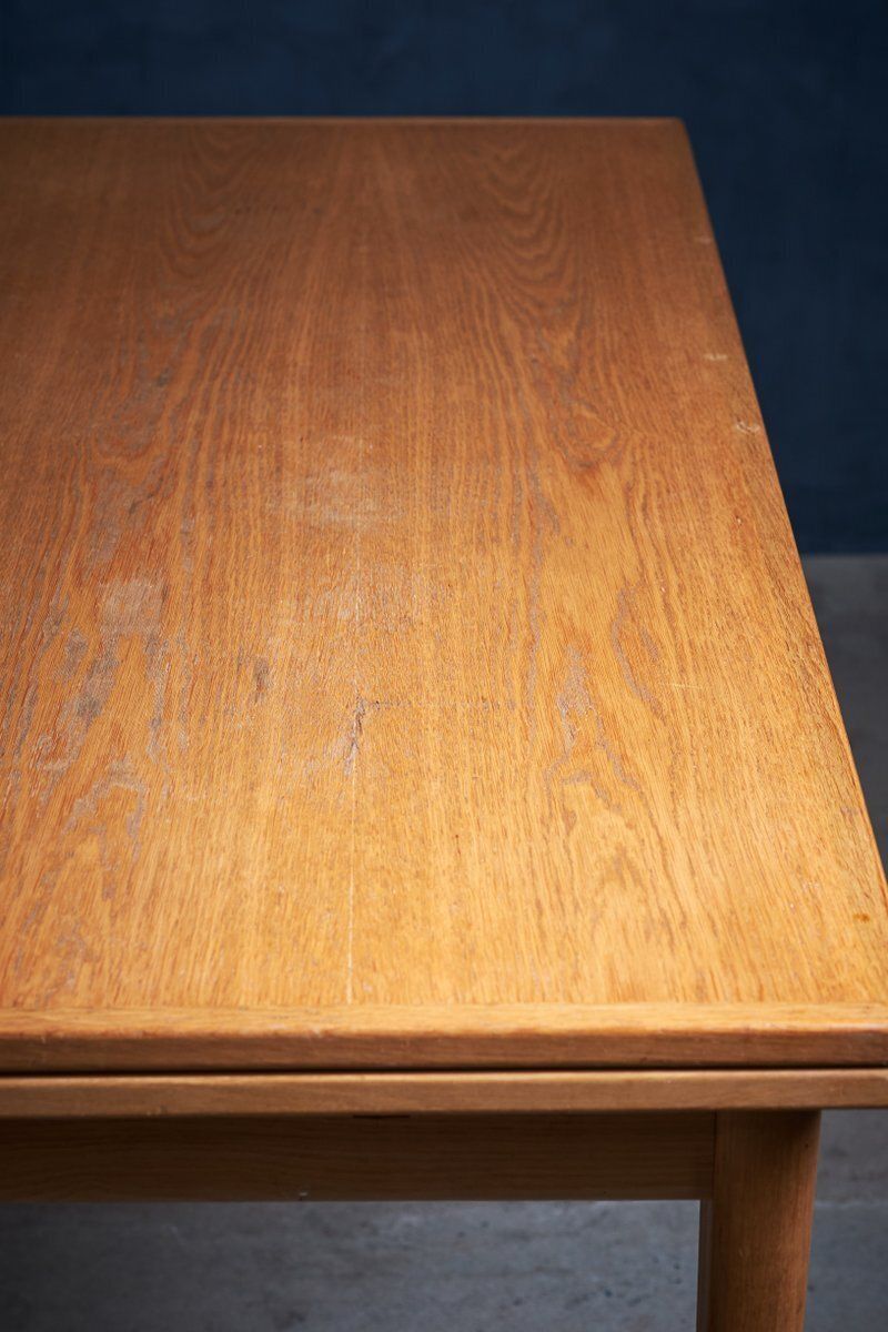 Uitschuifbare Eiken Eettafel Van N.O. Møller, Ca. Jaren 1960 photo vinterior
