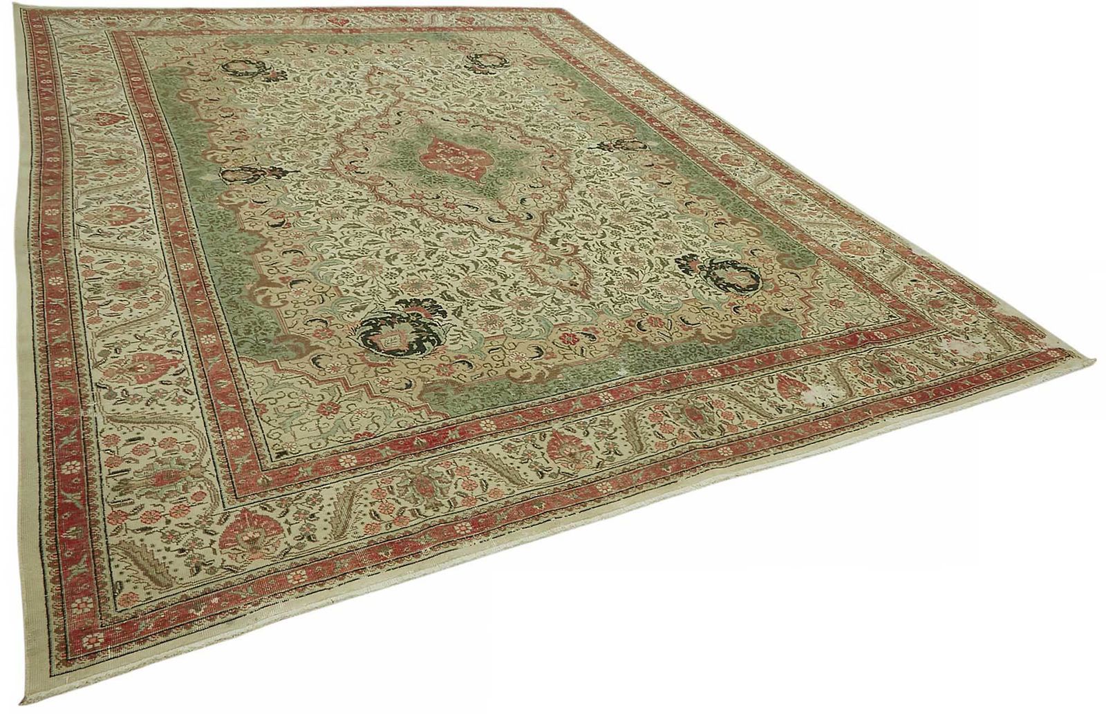 Large Area Vintage Hand Knotted Rug 294 Cm X 385 Cm photo furniture