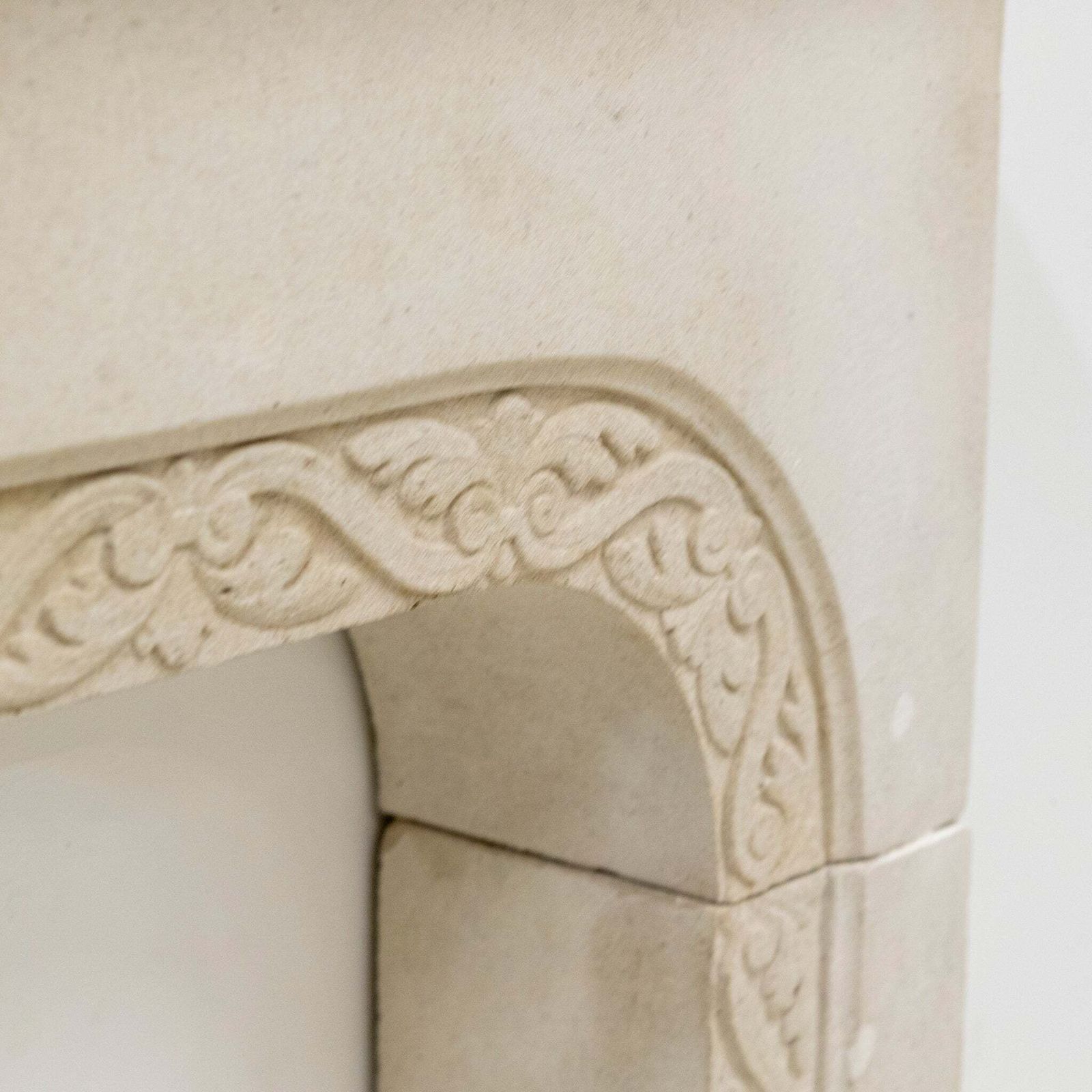 Antique Carved Stone Architectural Fireplace Surround photo 4200.0