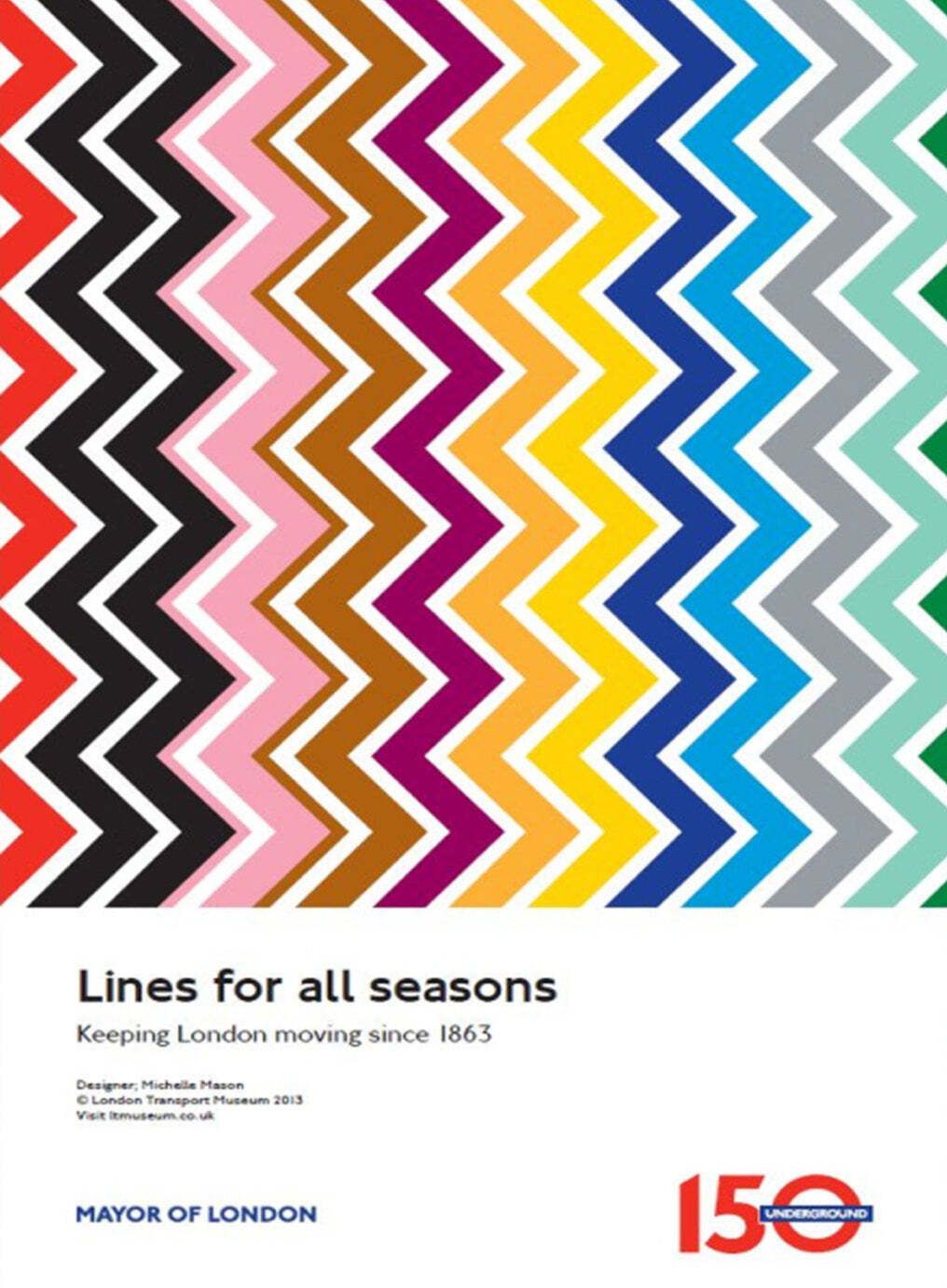 Tfl   Lines For All Seasons  Original Vintage Poster