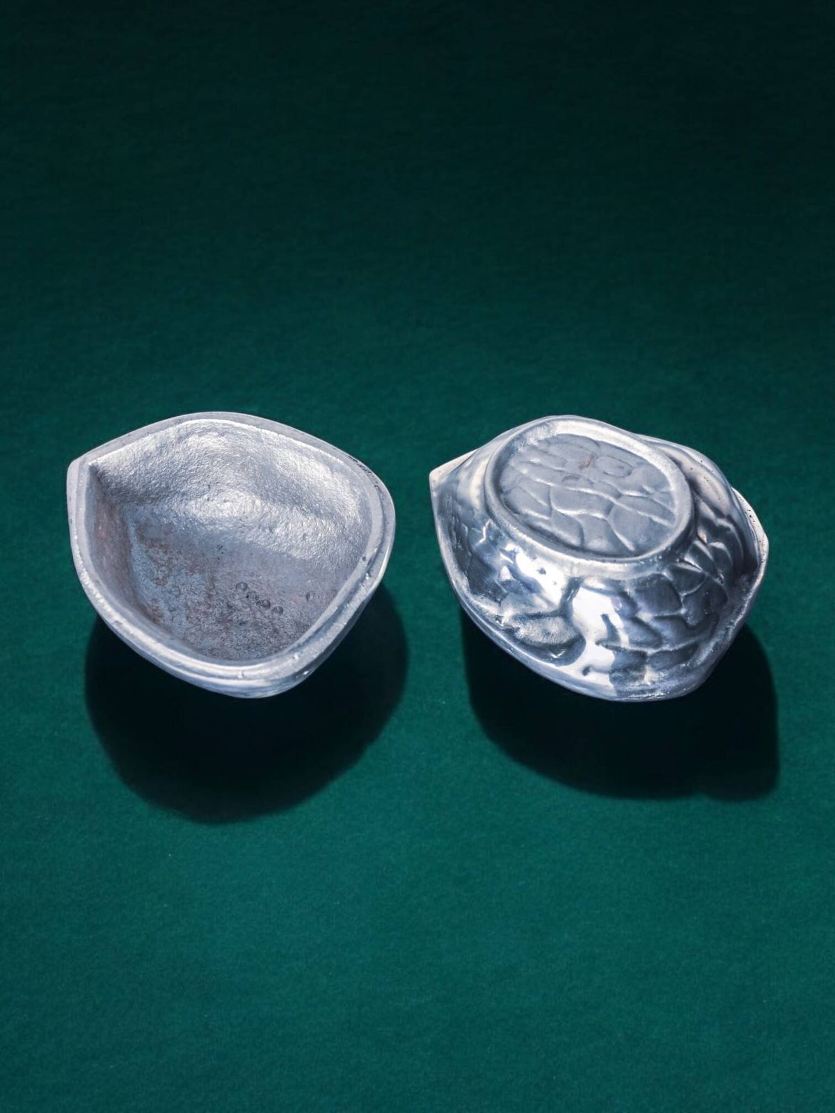 Empty Pocket, Aluminum Jewelry Box Depicting A Nut, Italy, 1980 photo buy