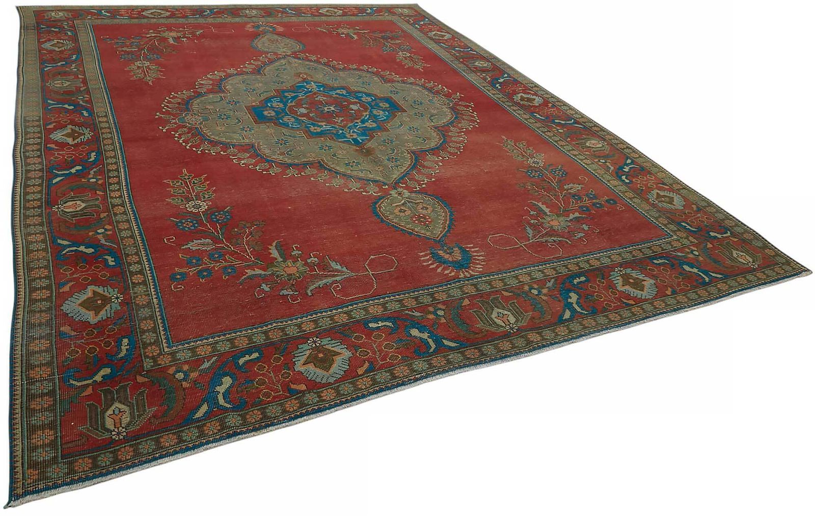 Large Vintage Hand Knotted Area Rug 291 Cm X 384 Cm photo furniture