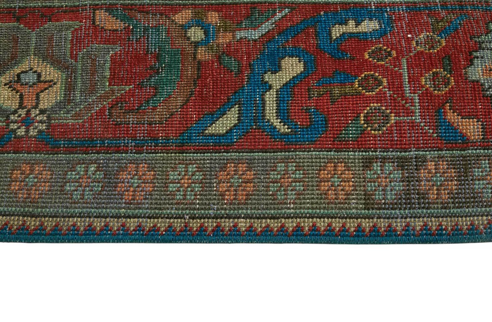 Large Vintage Hand Knotted Area Rug 291 Cm X 384 Cm photo vintage