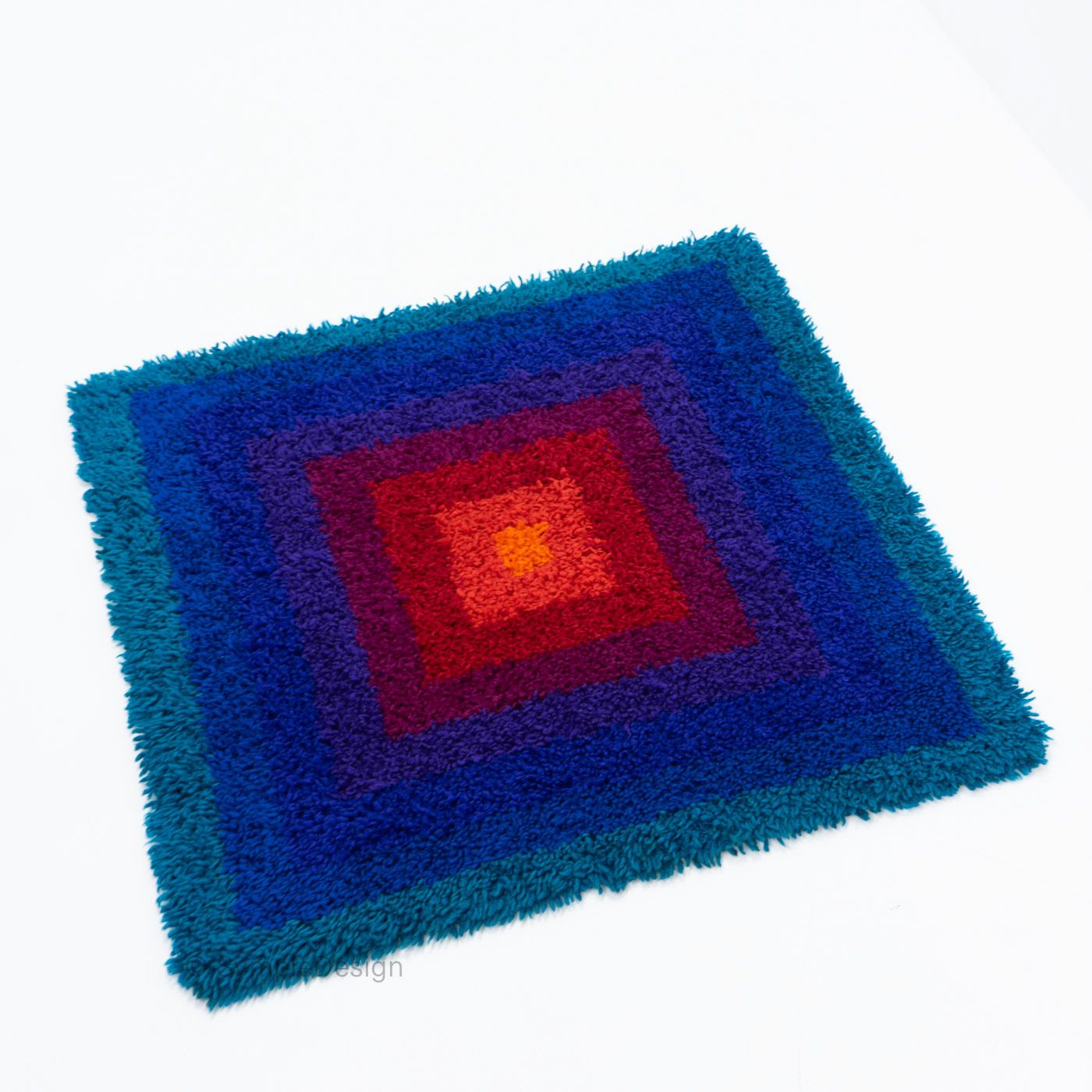 Verner Panton Square Rug, Mira Carré – 1970s photo furniture
