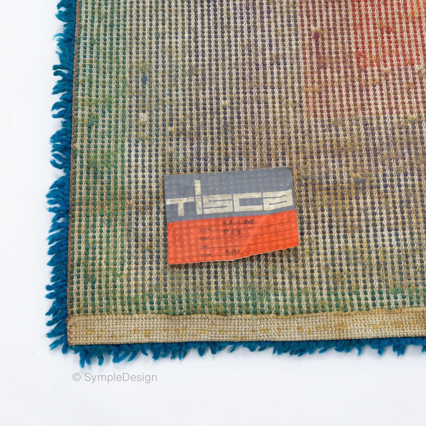 photo for sale Verner Panton Square Rug, Mira Carré – 1970s