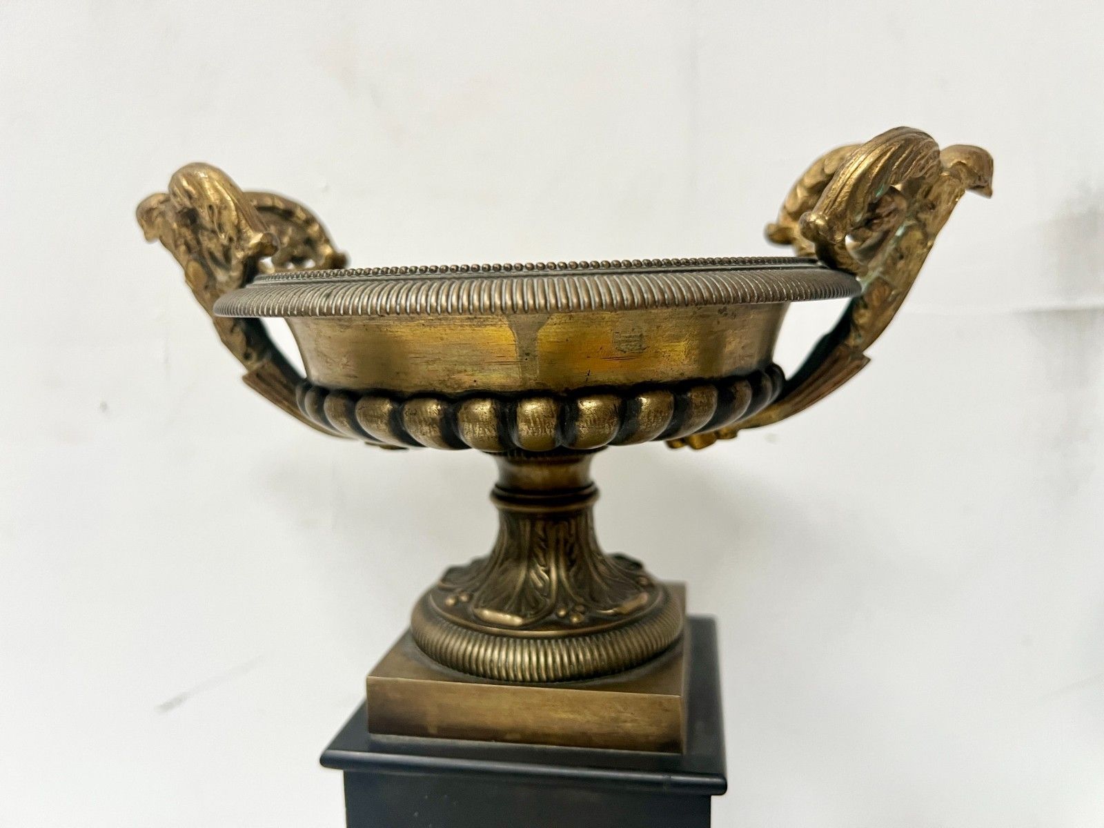photo for sale Napoleon III Bronze And Marble Fireplace Trim 19th Century