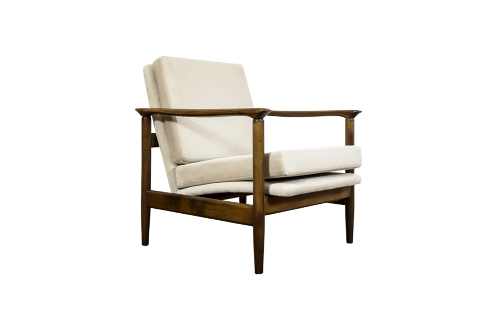 Vintage Club Chair "Gfm 142" Designed By Edmund Homa, Gfm, Poland, 1960’s