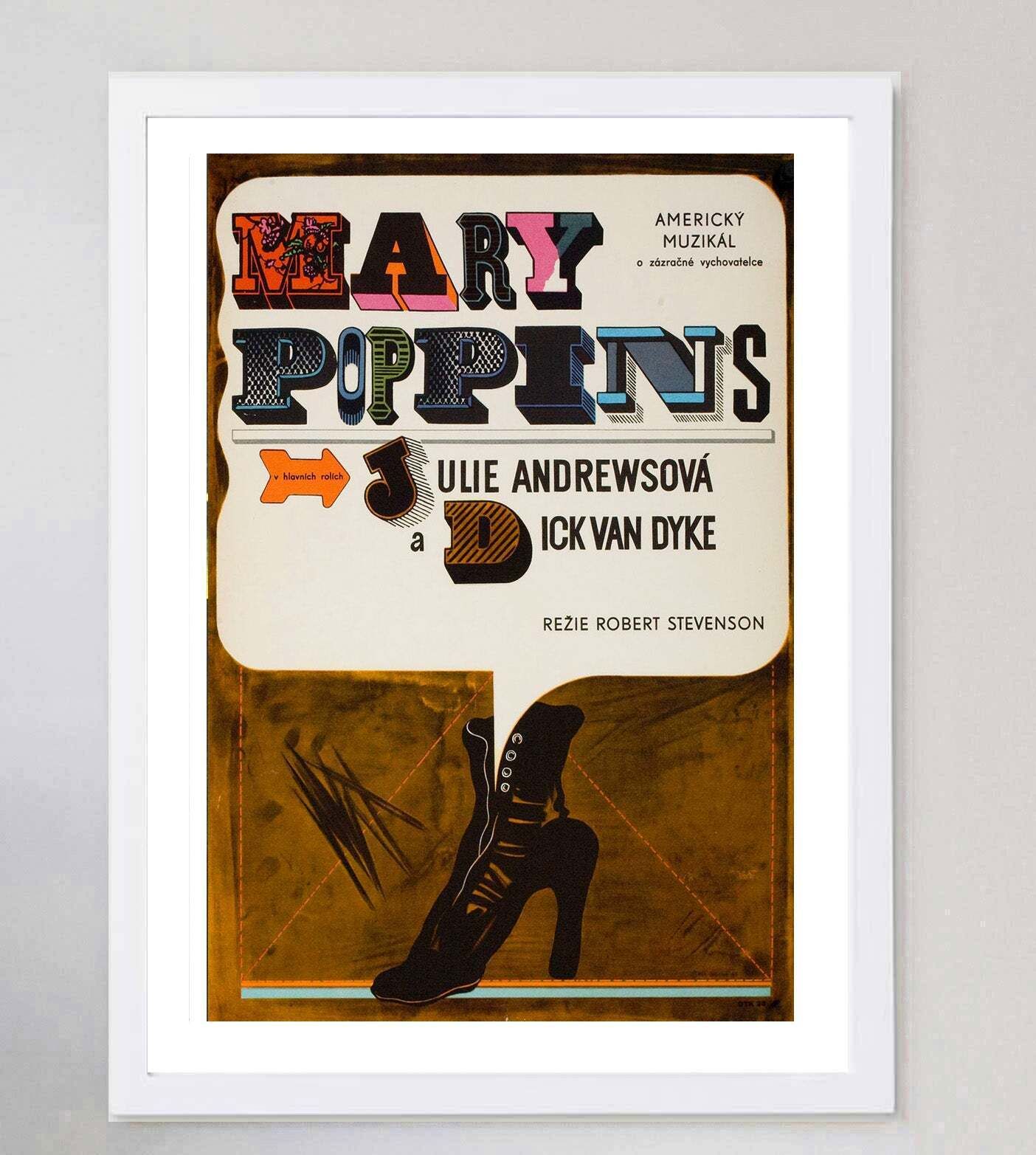 Mary Poppins (Czech)  Original Vintage Poster photo for sale